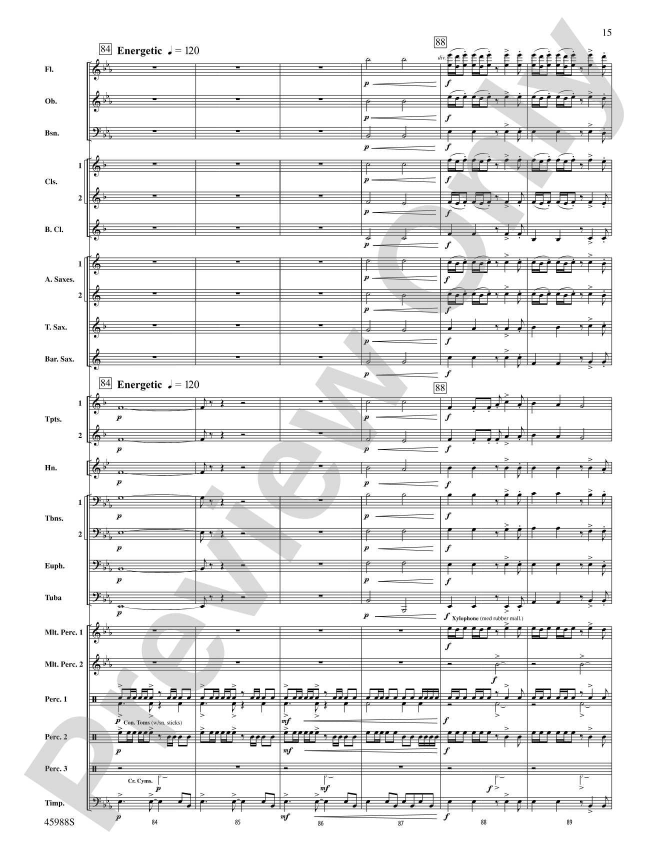 Alliance: Concert Band Conductor Score & Parts