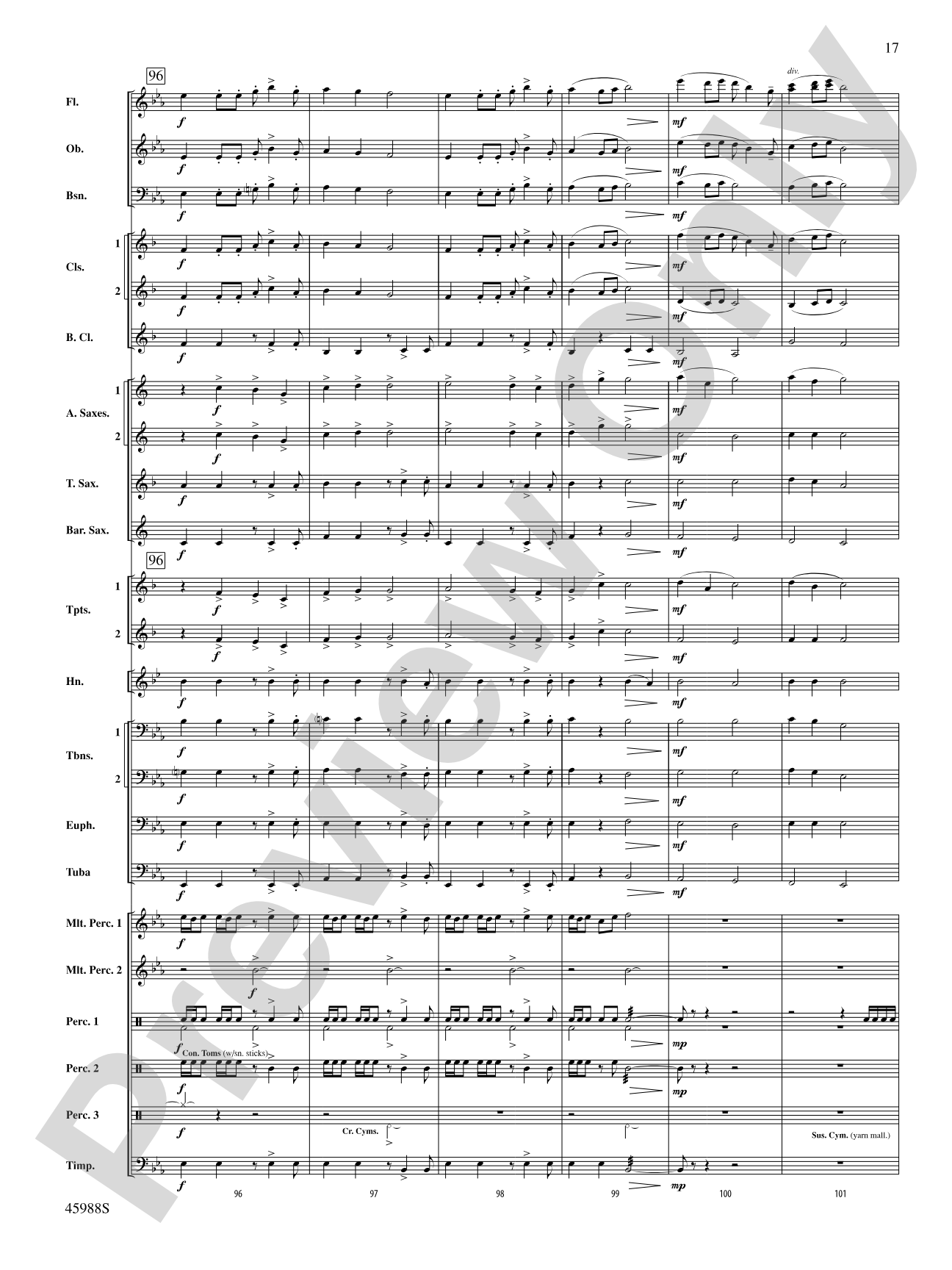Alliance: Concert Band Conductor Score & Parts