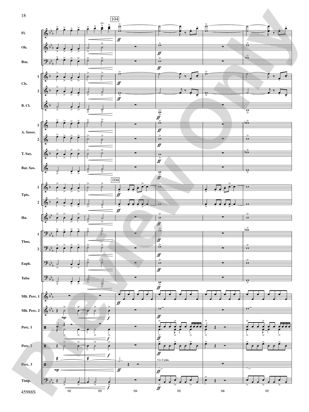 Alliance: Concert Band Conductor Score & Parts