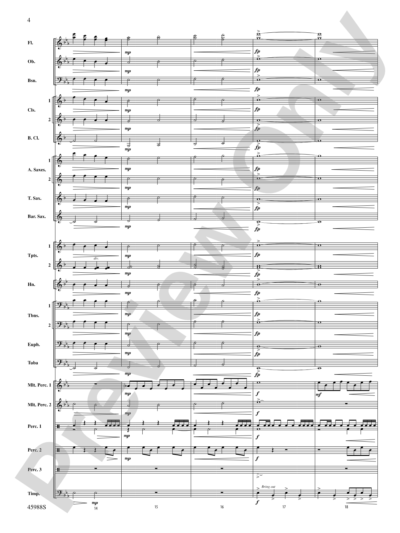 Alliance: Concert Band Conductor Score & Parts