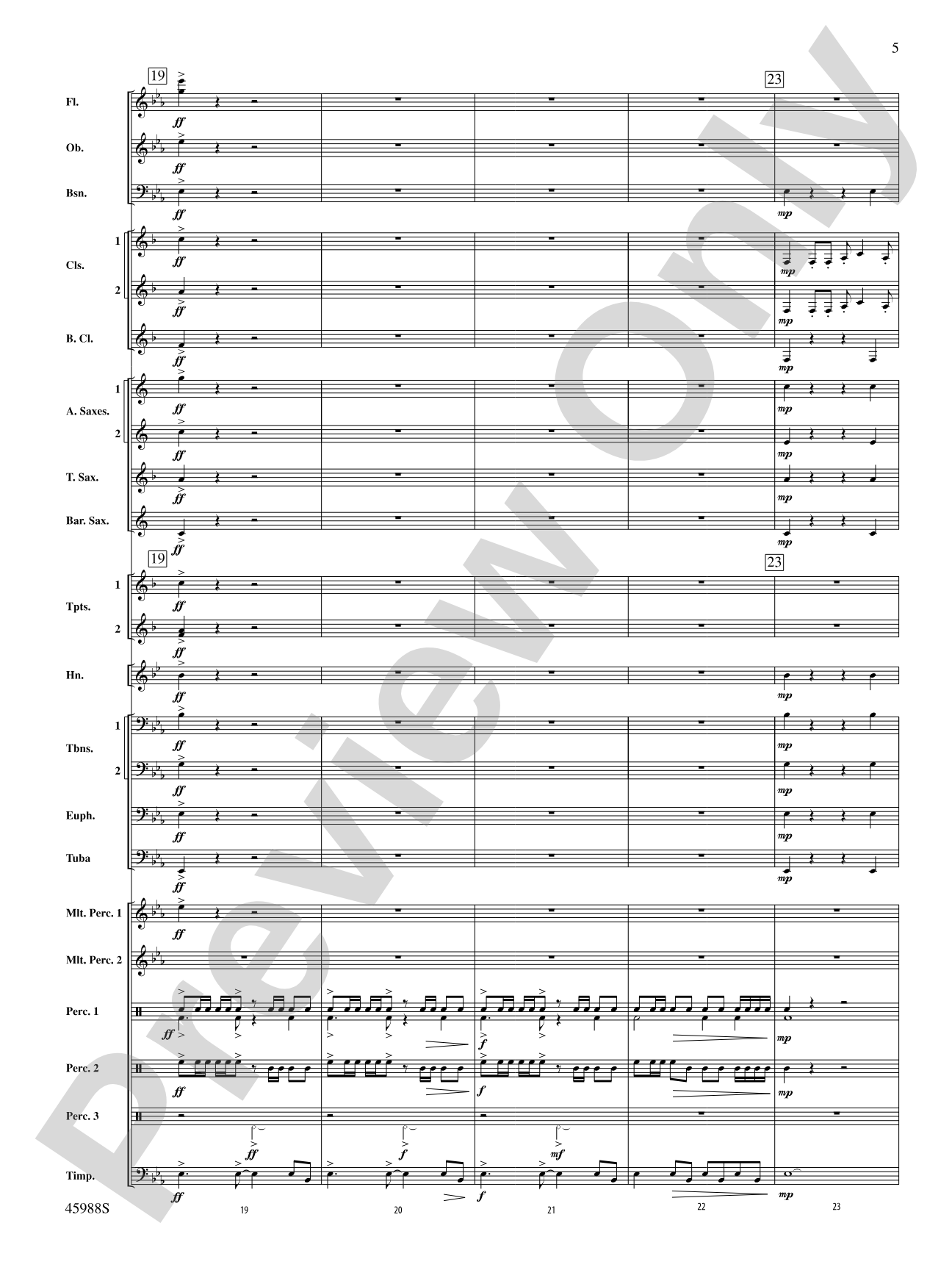 Alliance: Concert Band Conductor Score & Parts
