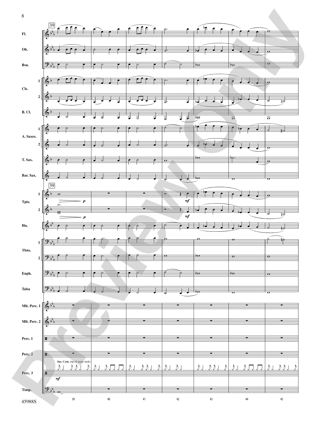 Alliance: Concert Band Conductor Score & Parts