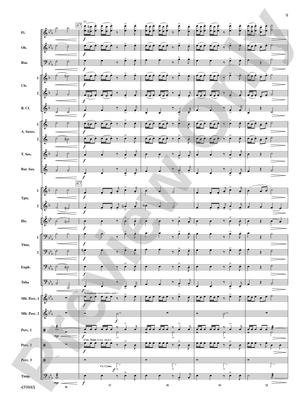 Alliance: Concert Band Conductor Score & Parts