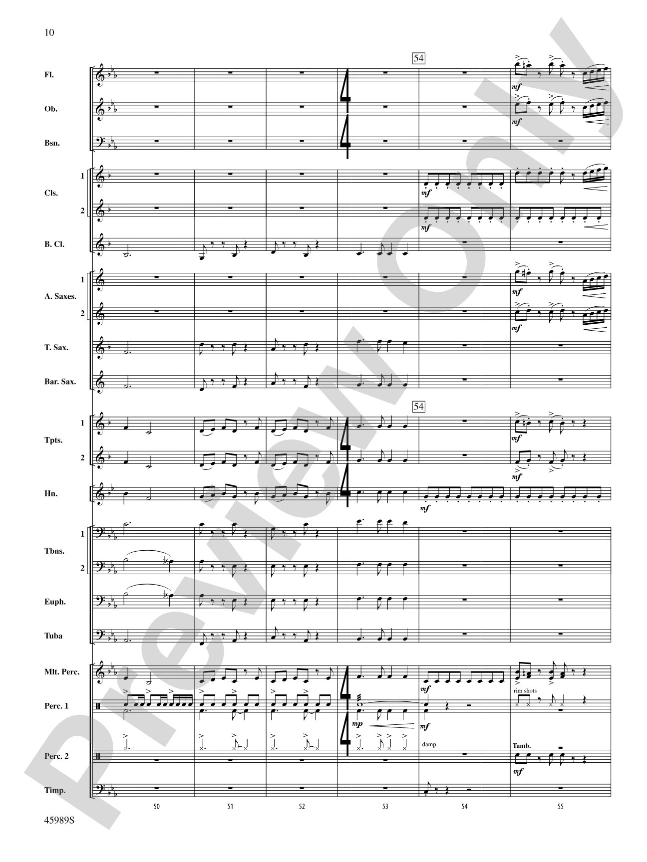 Primal Winds: Concert Band Conductor Score & Parts