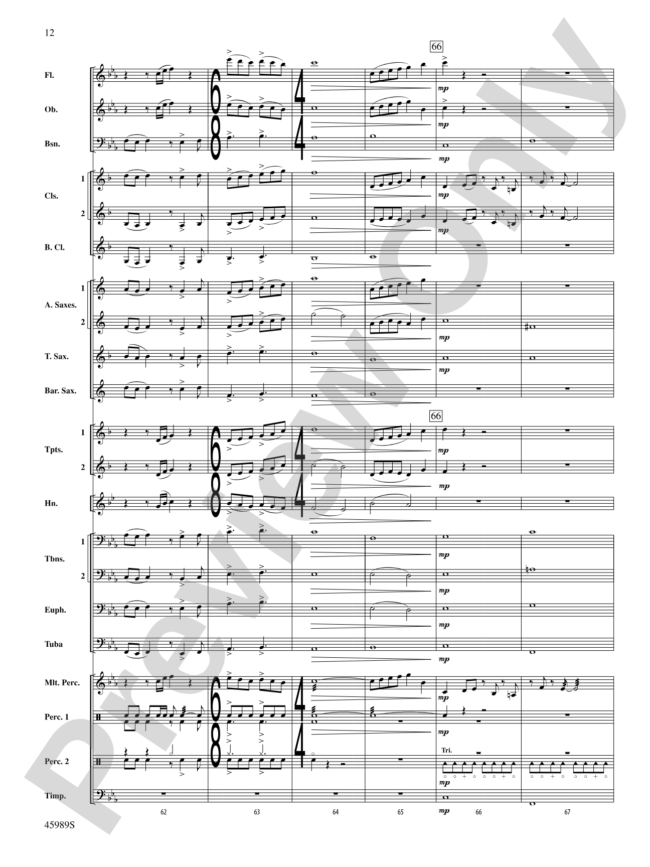 Primal Winds: Concert Band Conductor Score & Parts