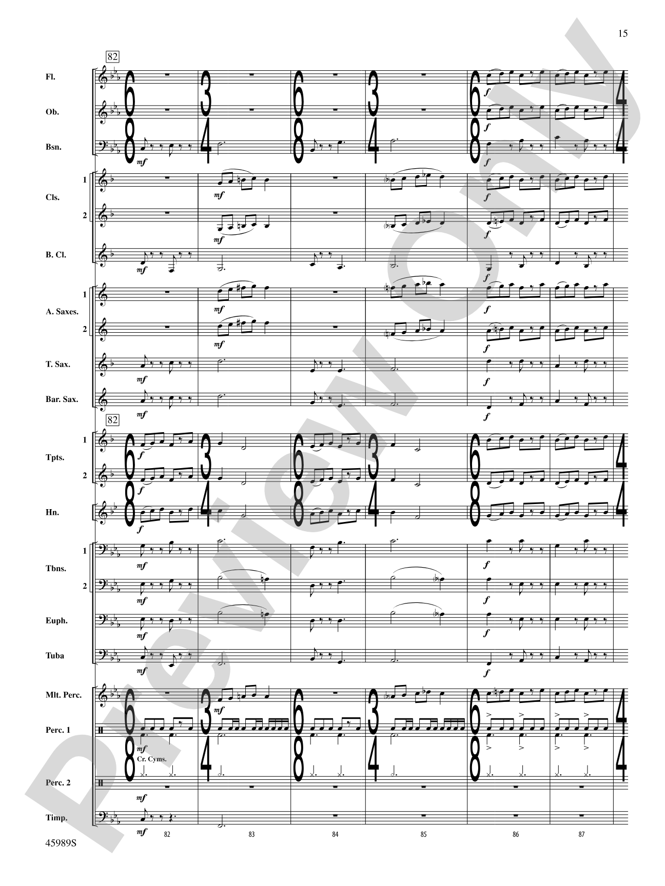 Primal Winds: Concert Band Conductor Score & Parts