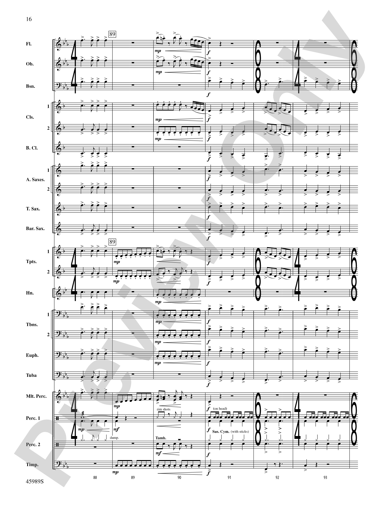 Primal Winds: Concert Band Conductor Score & Parts