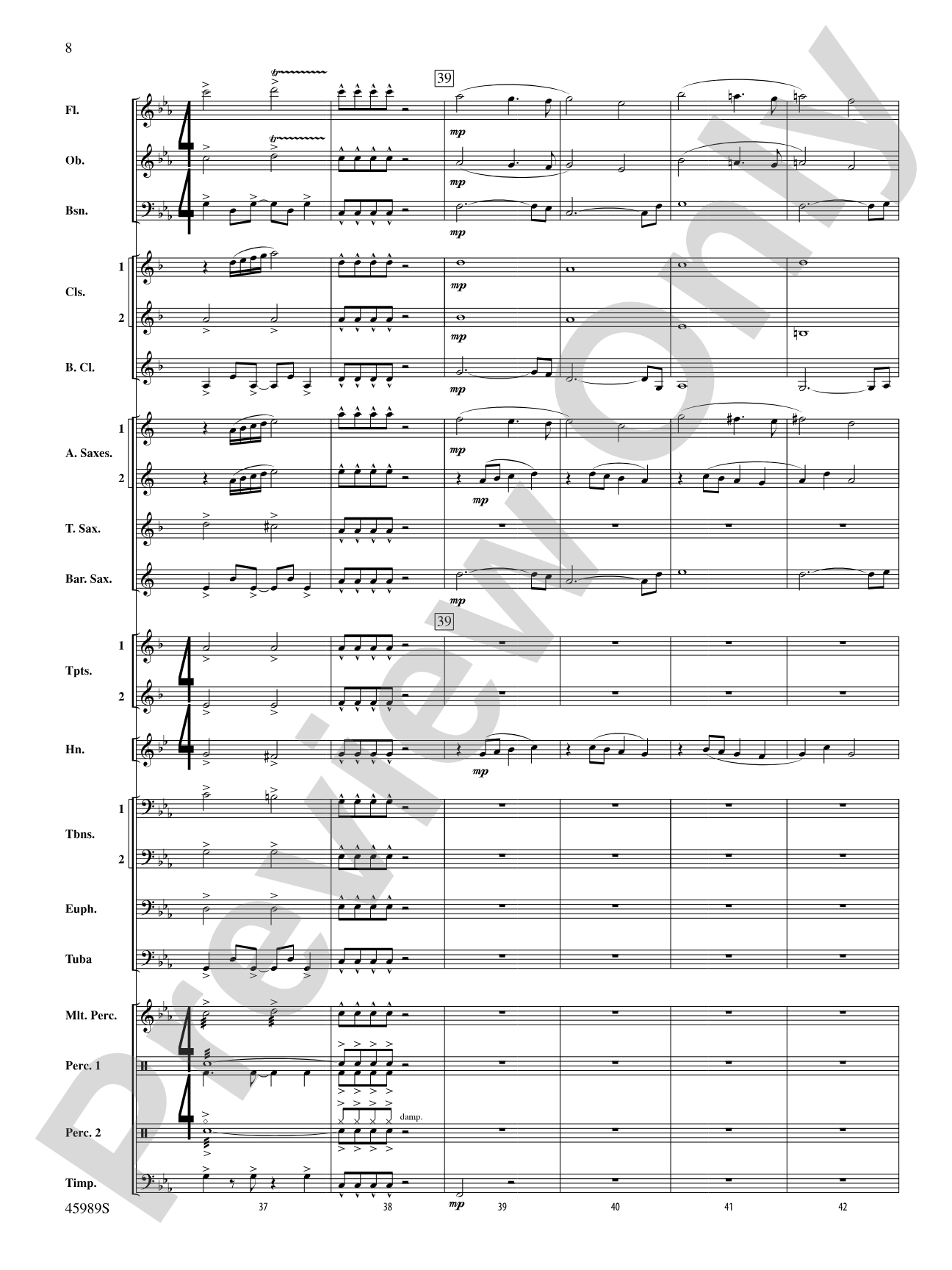Primal Winds: Concert Band Conductor Score & Parts