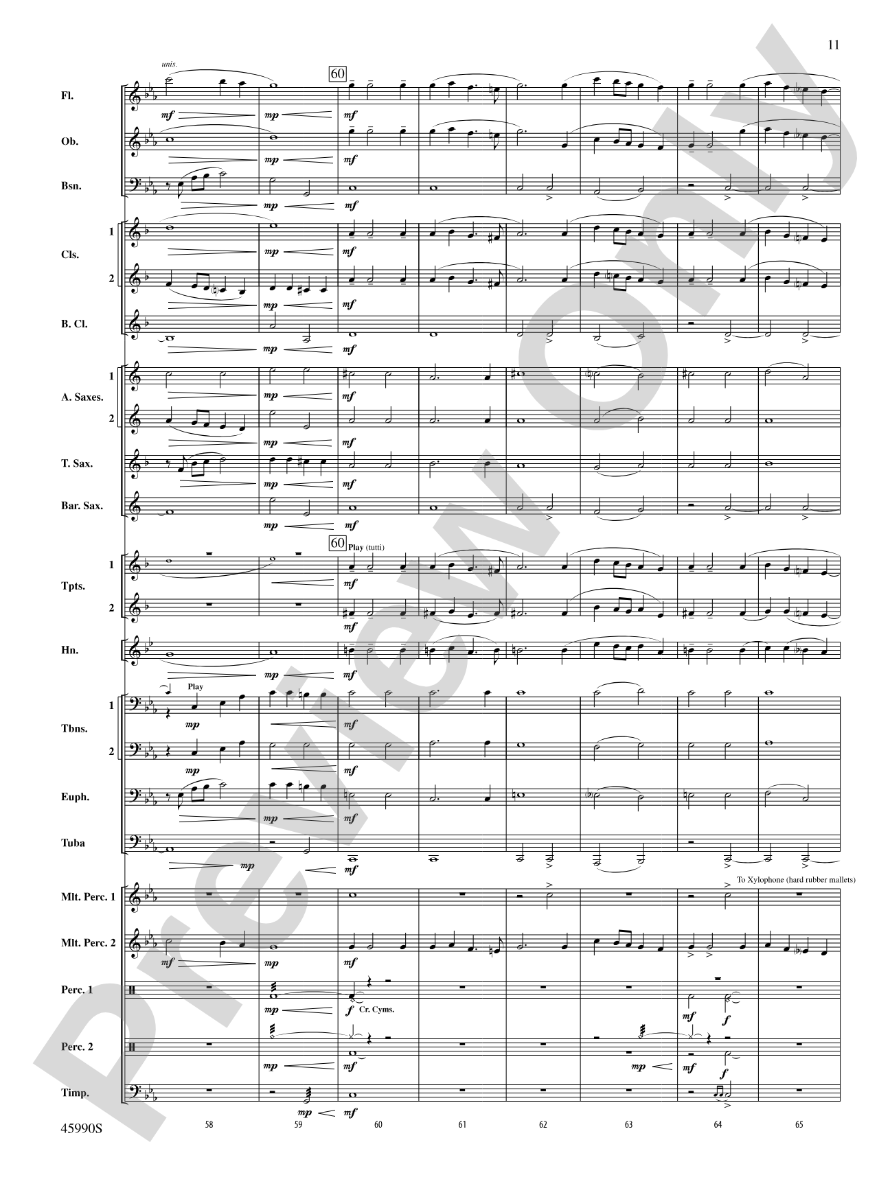 The Lost Temple: Concert Band Conductor Score & Parts