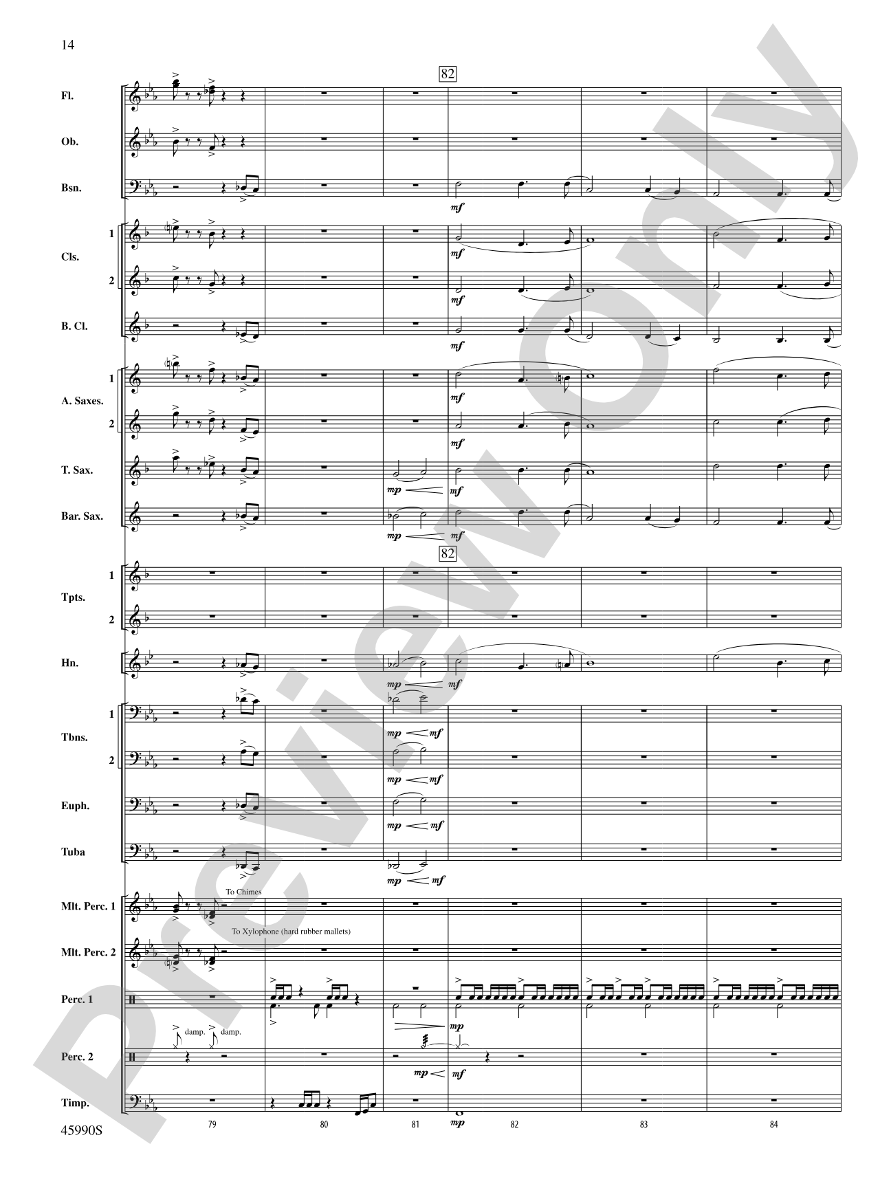 The Lost Temple: Concert Band Conductor Score & Parts