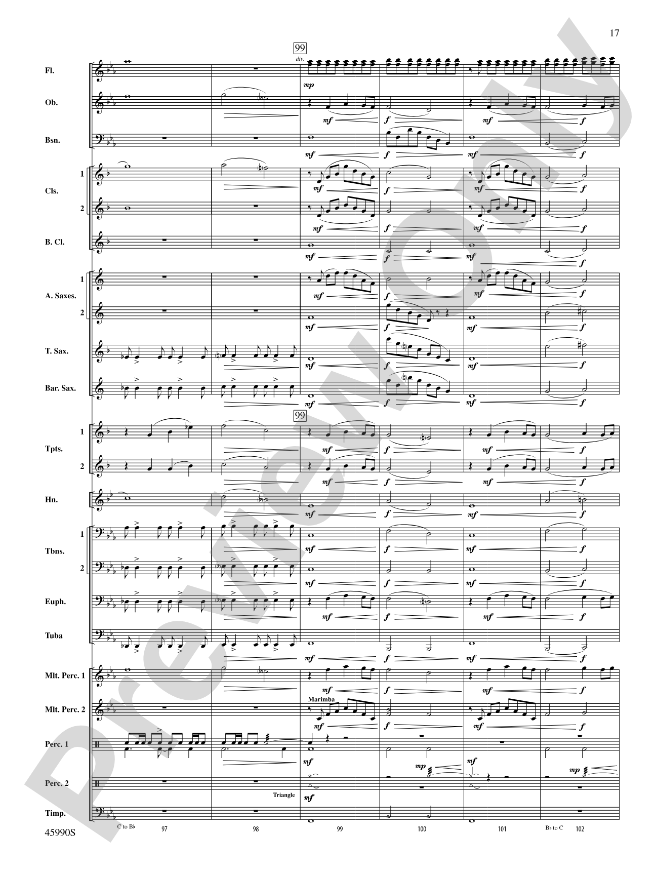 The Lost Temple: Concert Band Conductor Score & Parts