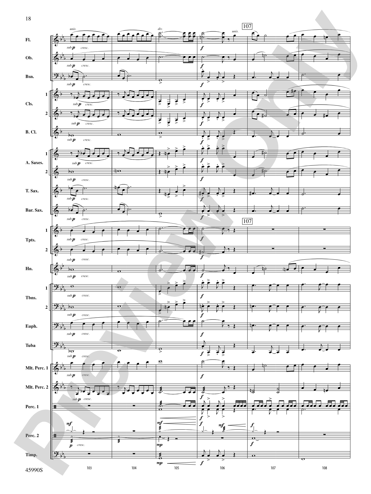 The Lost Temple: Concert Band Conductor Score & Parts