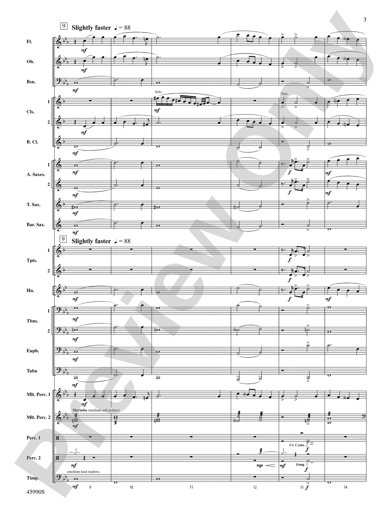 The Lost Temple: Concert Band Conductor Score & Parts