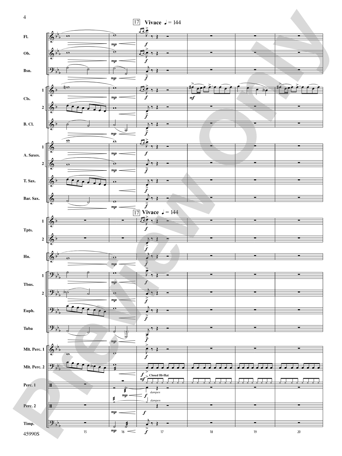 The Lost Temple: Concert Band Conductor Score & Parts