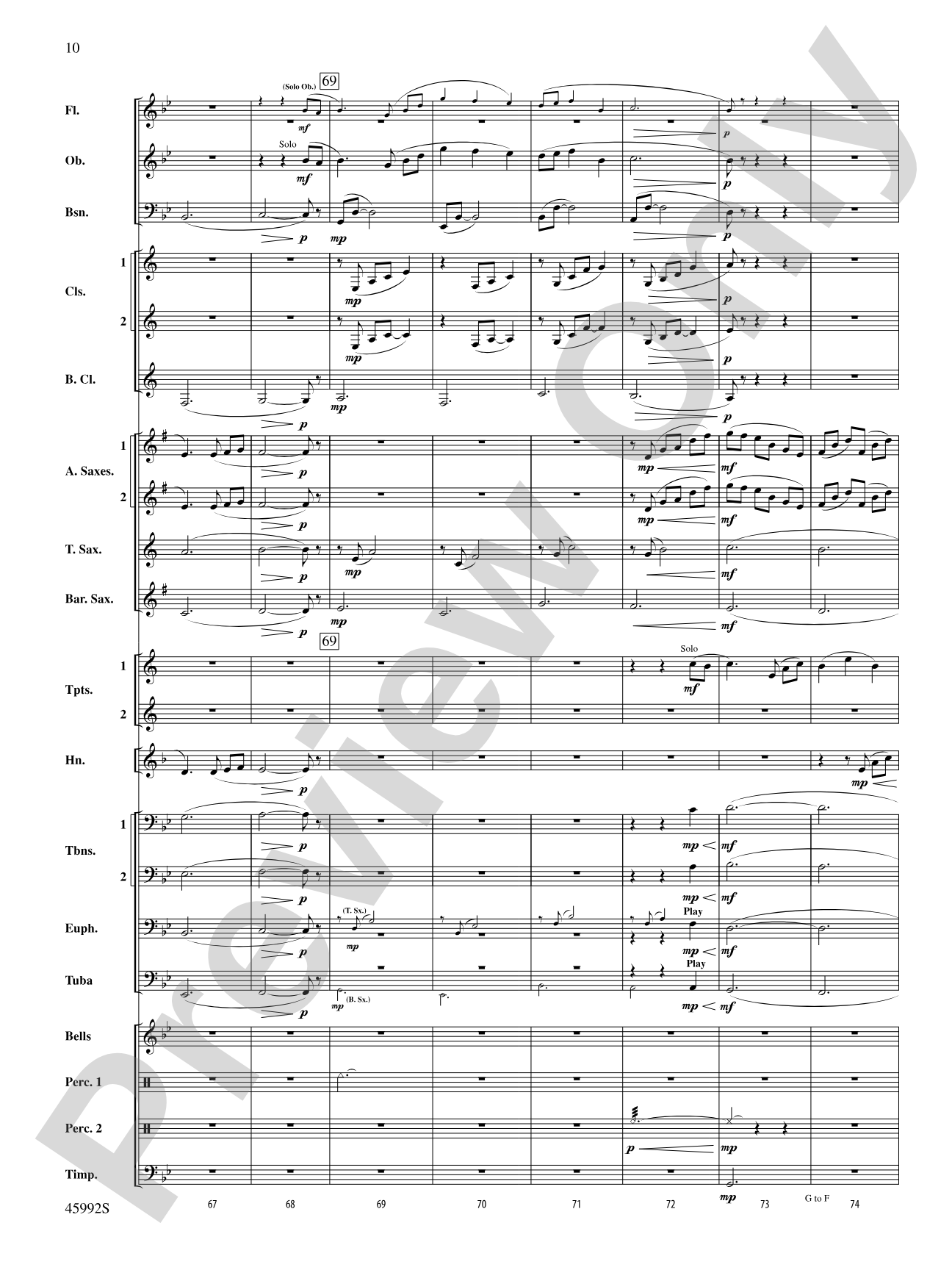 Nostalgia: Concert Band Conductor Score & Parts