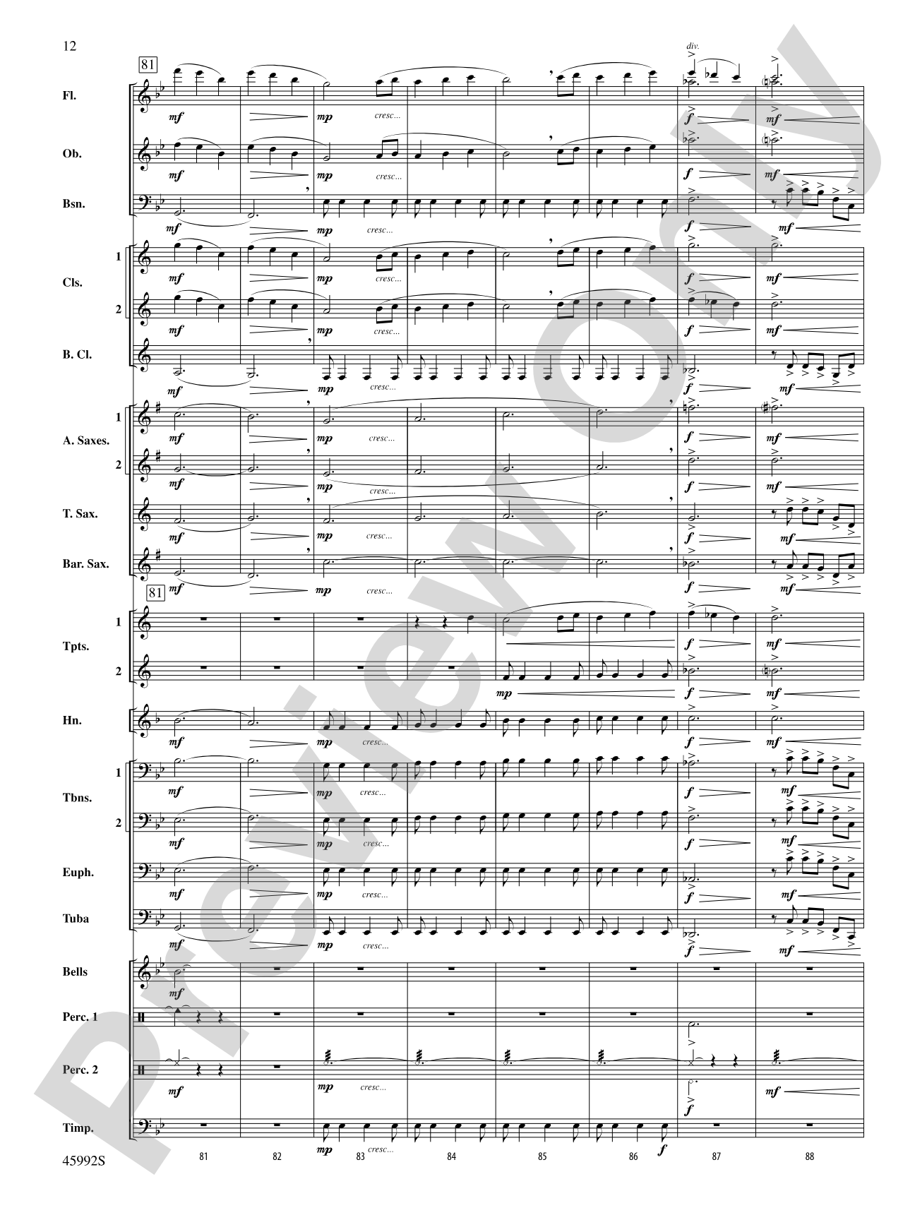 Nostalgia: Concert Band Conductor Score & Parts