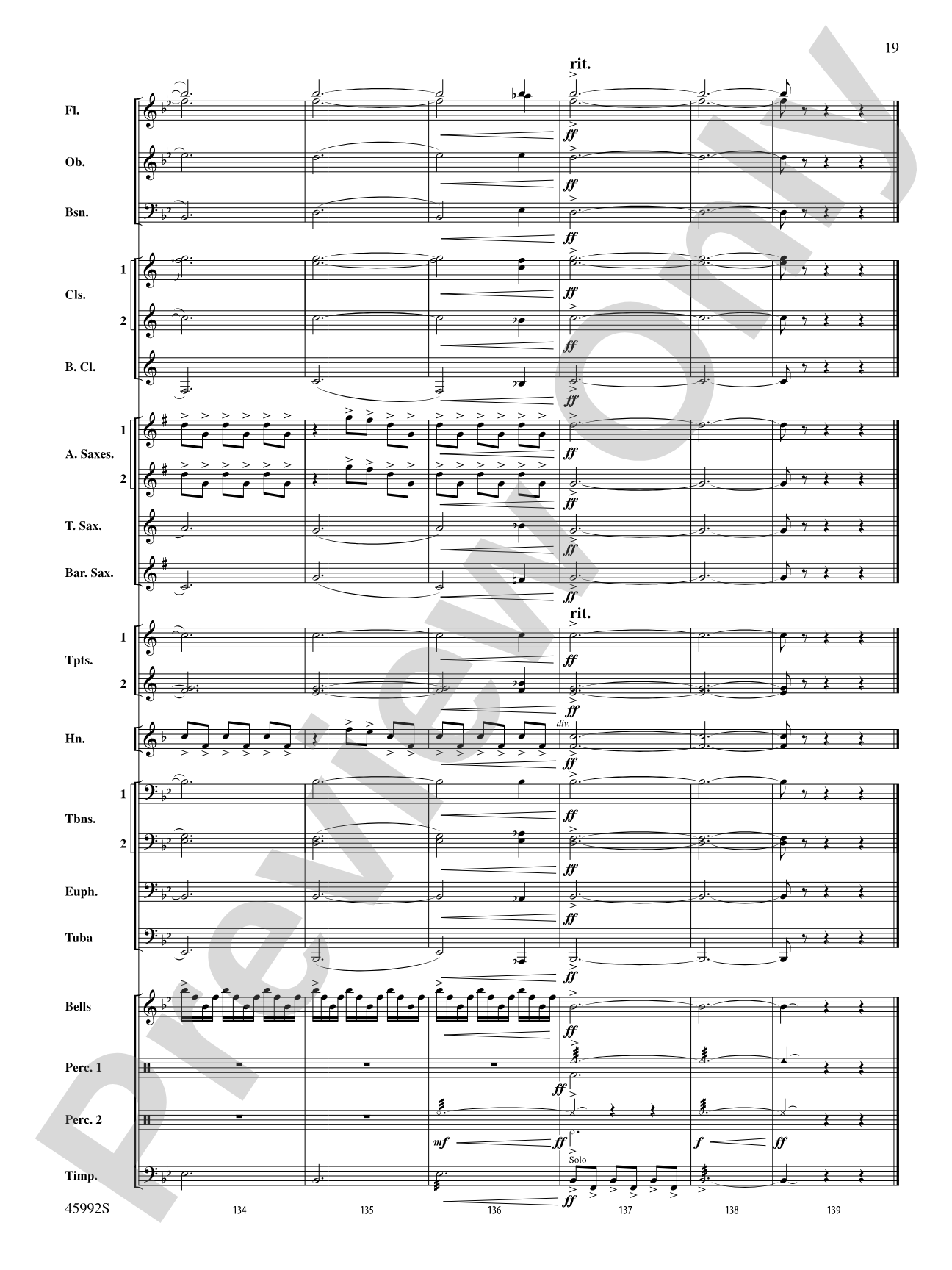 Nostalgia: Concert Band Conductor Score & Parts