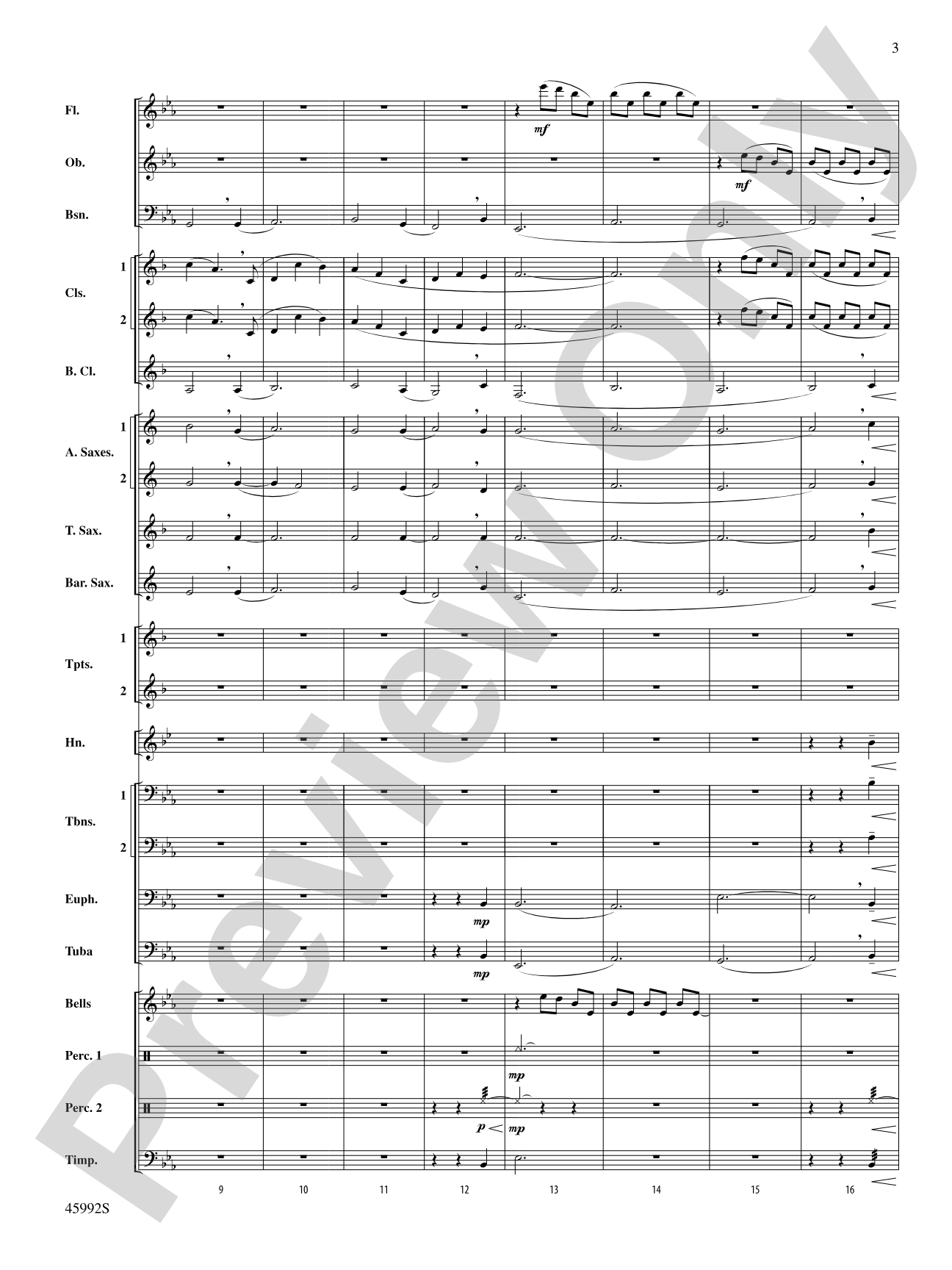 Nostalgia: Concert Band Conductor Score & Parts