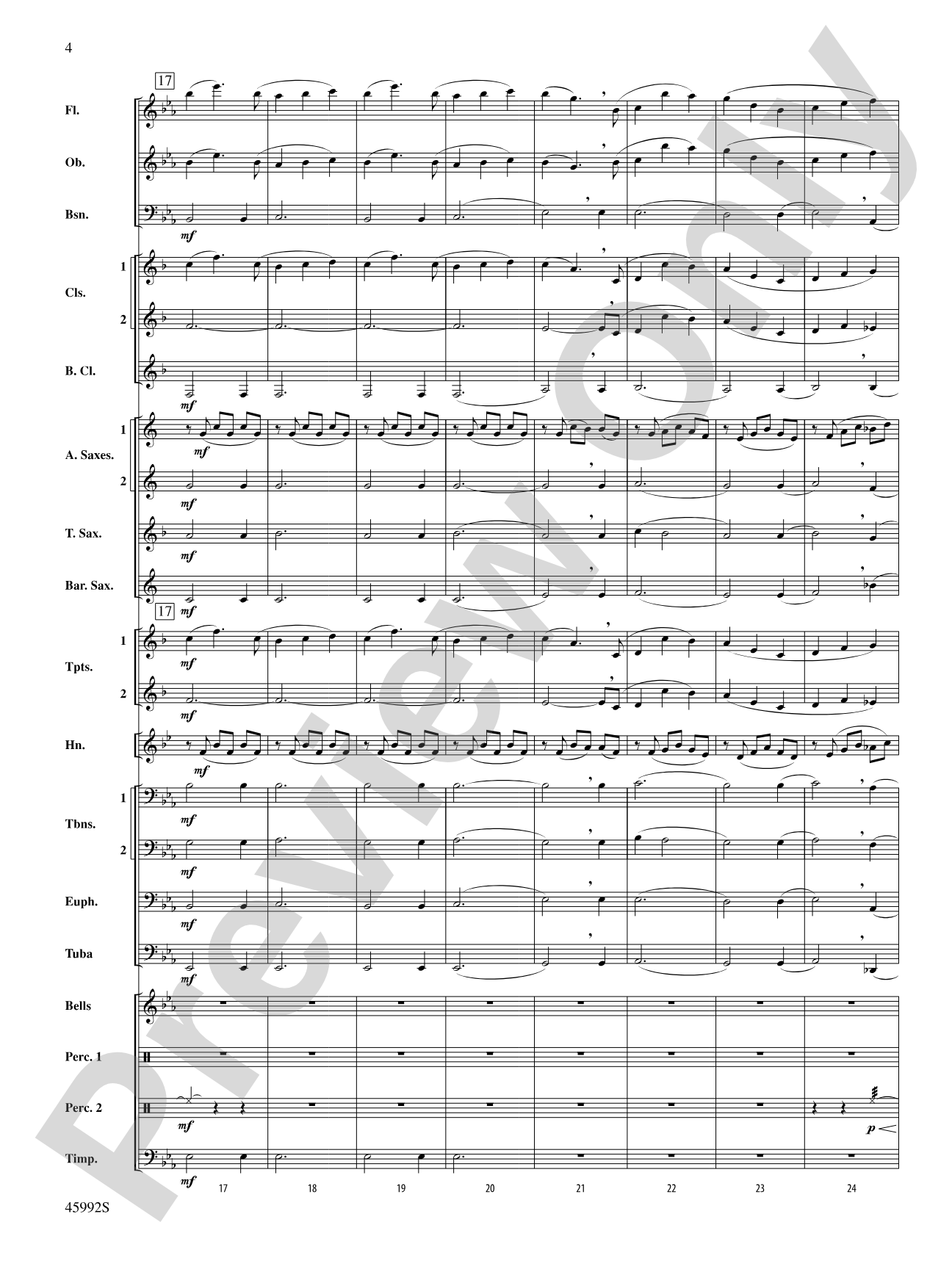 Nostalgia: Concert Band Conductor Score & Parts