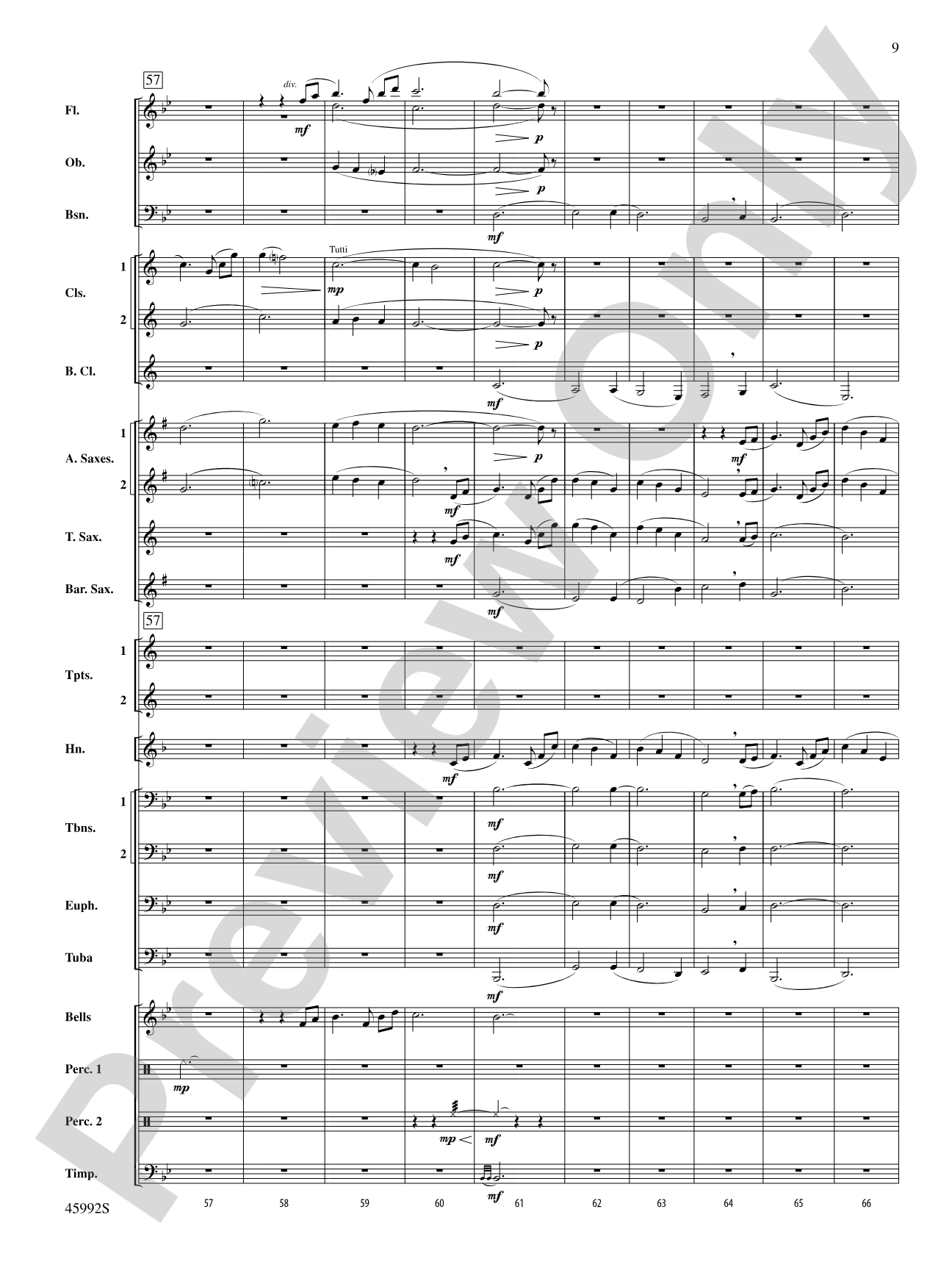 Nostalgia: Concert Band Conductor Score & Parts