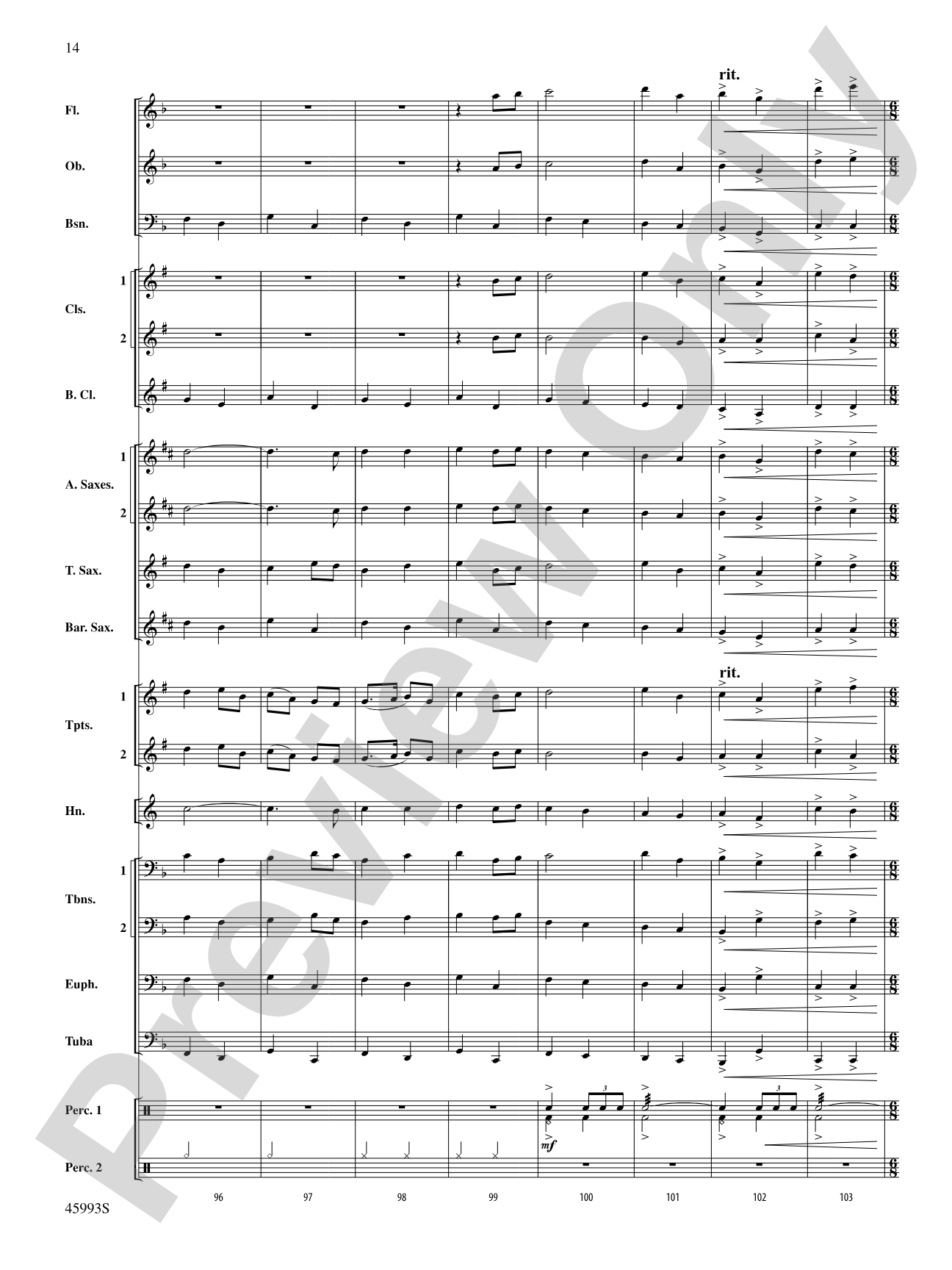 Here We March A-Wassailing: Concert Band Conductor Score & Parts