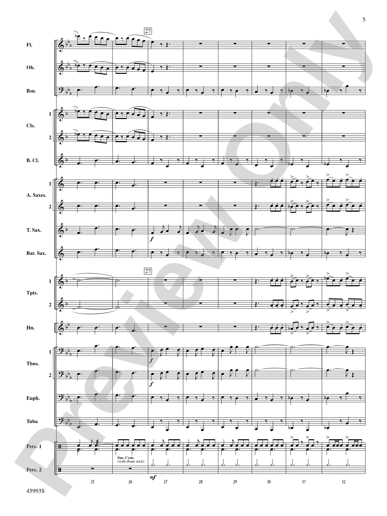 Here We March A-Wassailing: Concert Band Conductor Score & Parts