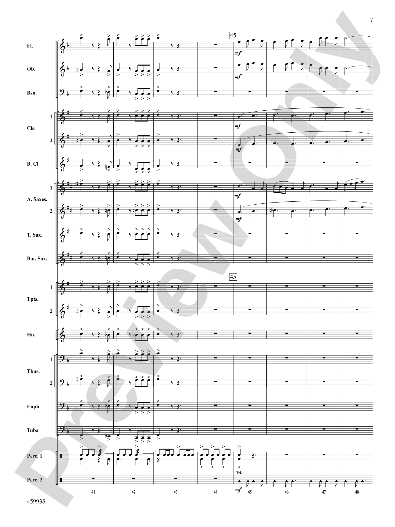 Here We March A-Wassailing: Concert Band Conductor Score & Parts