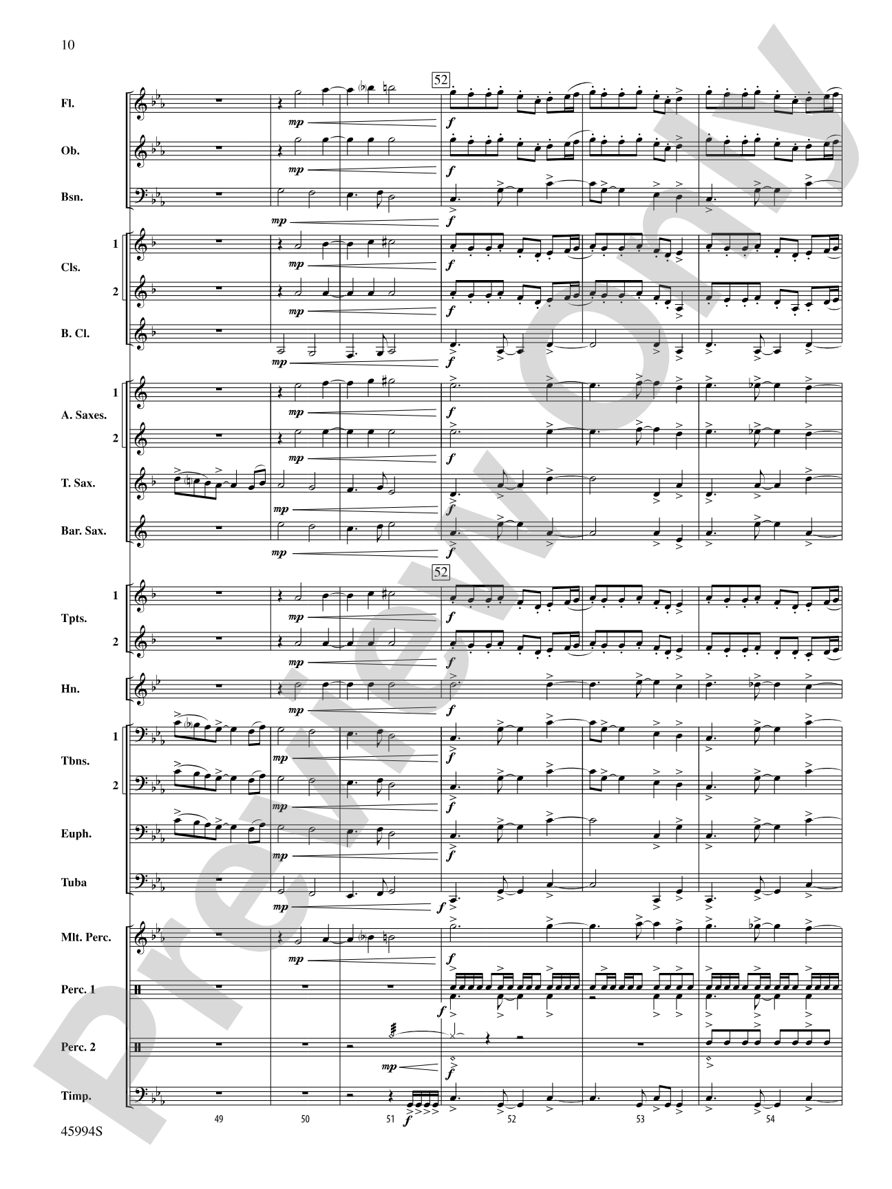 Shadows Unseen: Concert Band Conductor Score & Parts