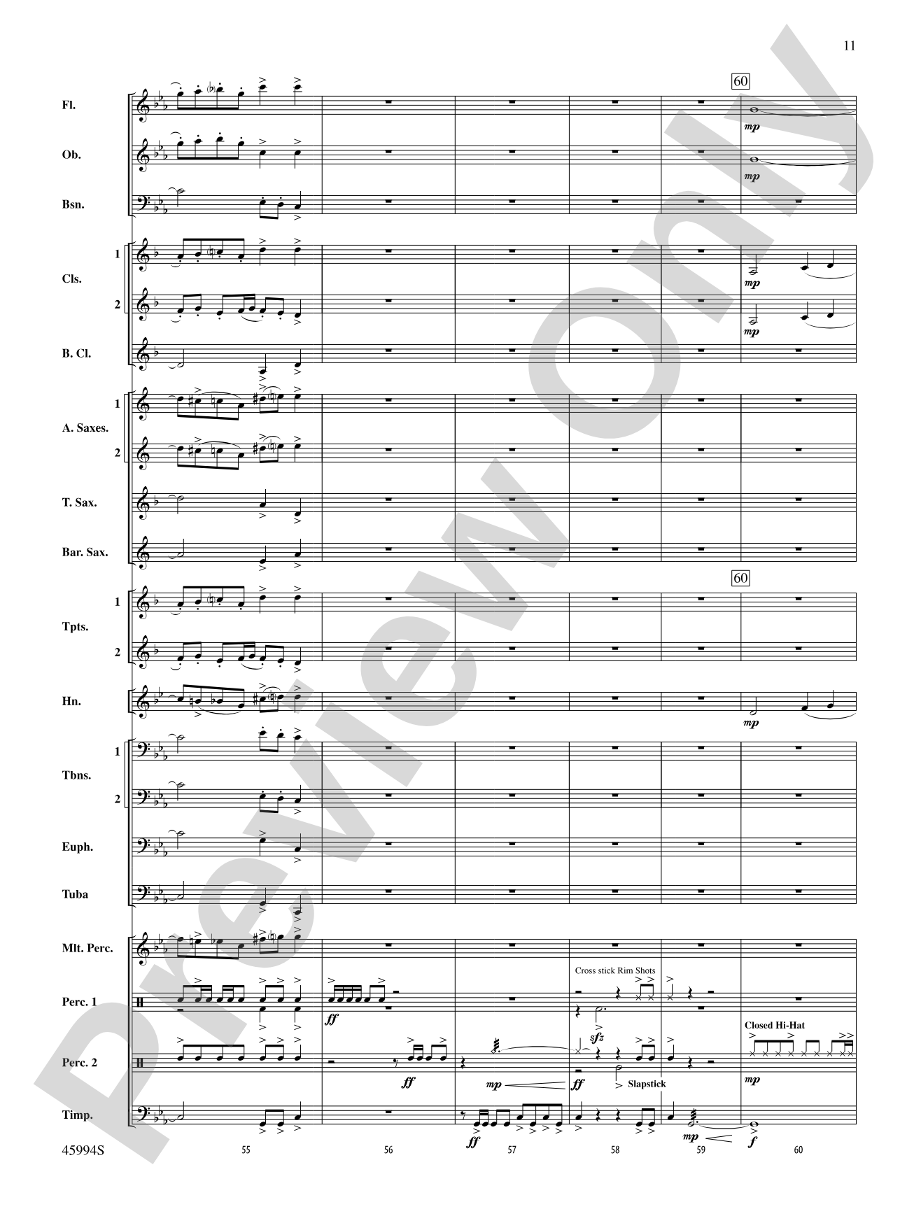 Shadows Unseen: Concert Band Conductor Score & Parts