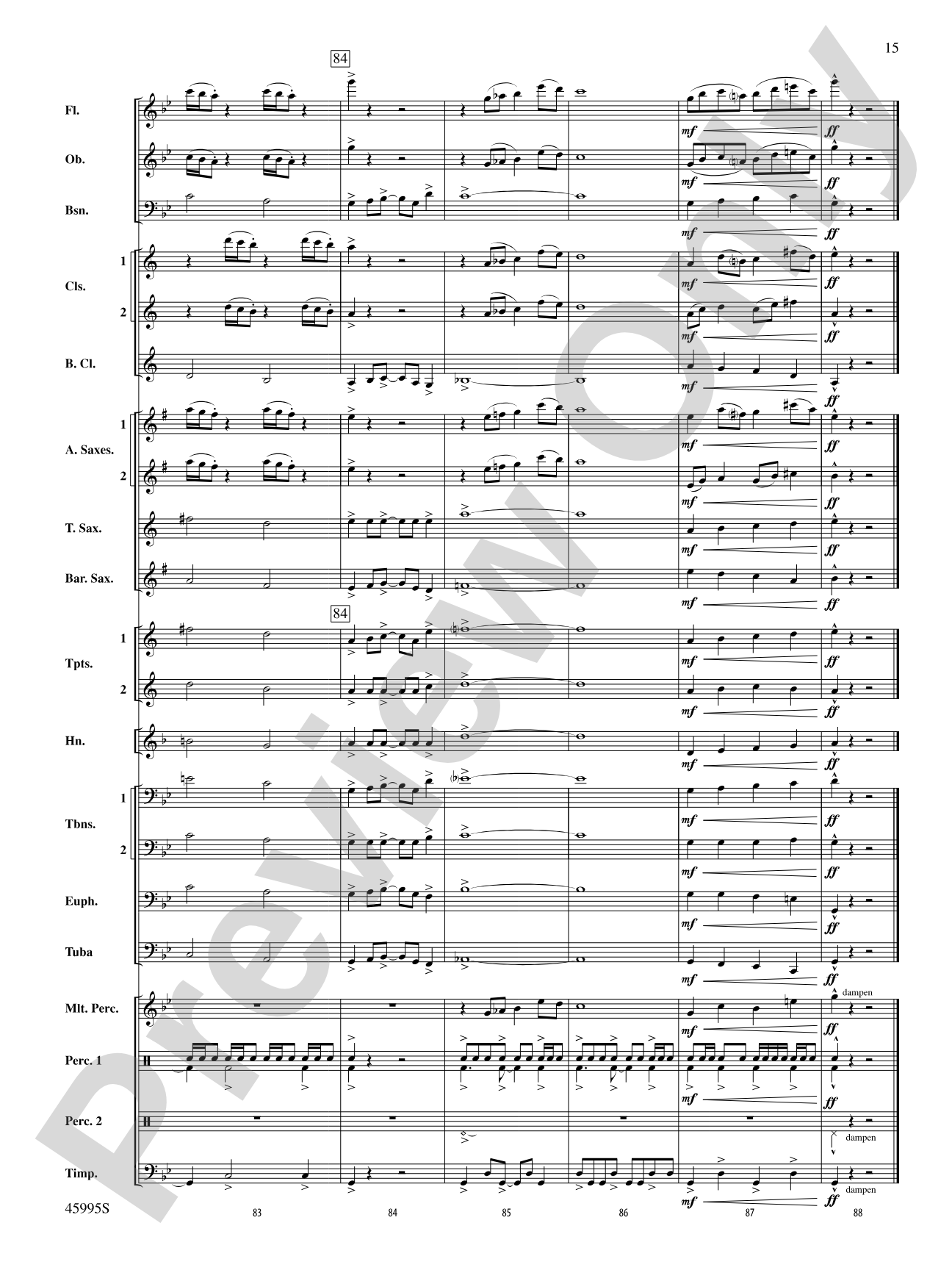 Kaboom!: Concert Band Conductor Score & Parts