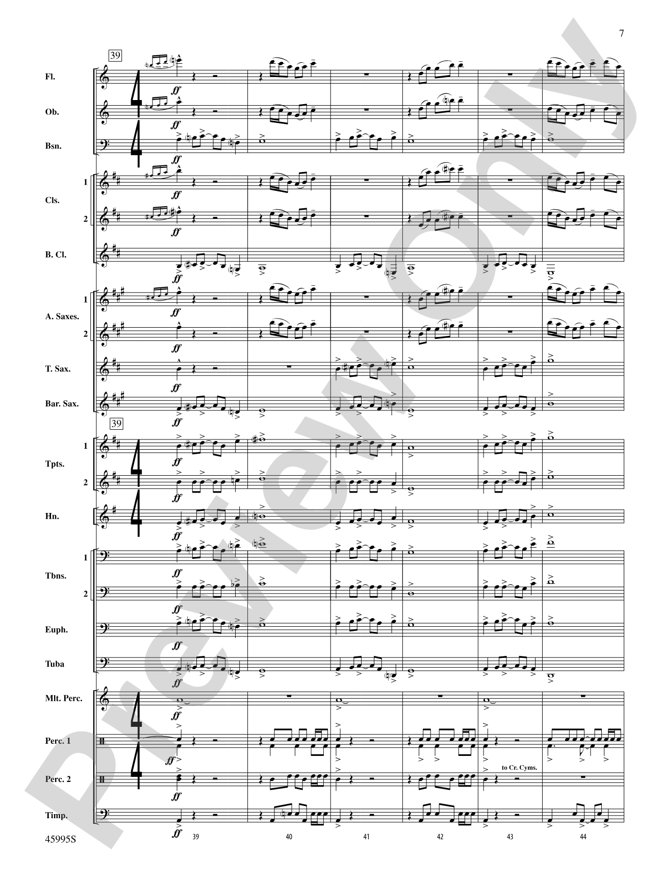 Kaboom!: Concert Band Conductor Score & Parts