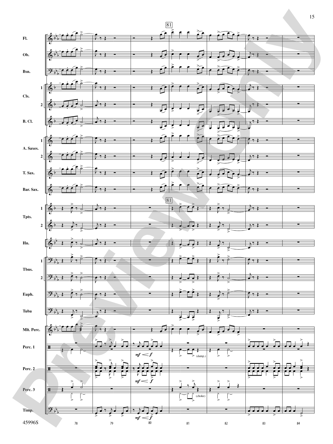 Terracotta Warriors: Concert Band Conductor Score & Parts