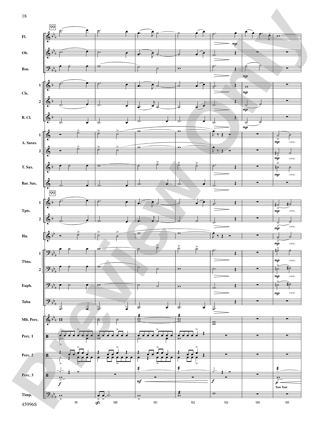Terracotta Warriors: Concert Band Conductor Score & Parts