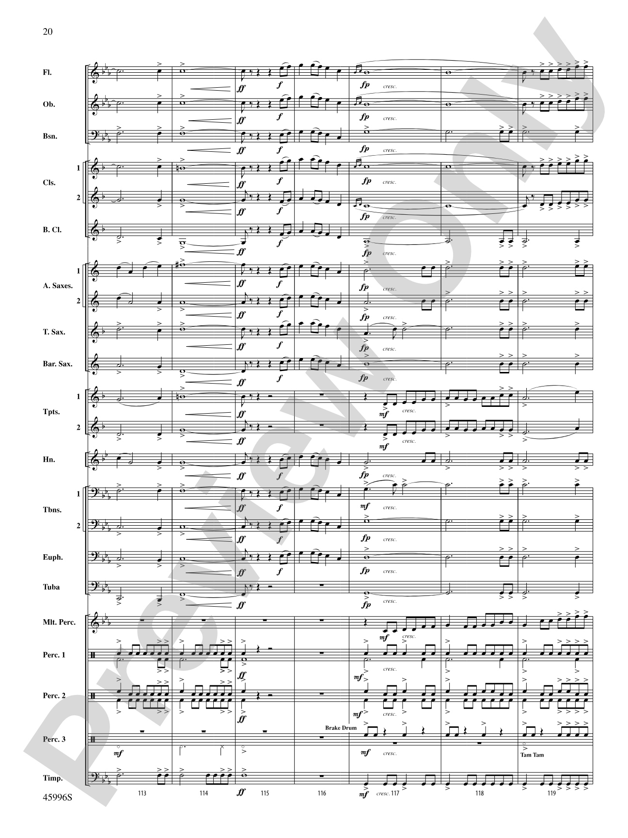 Terracotta Warriors: Concert Band Conductor Score & Parts