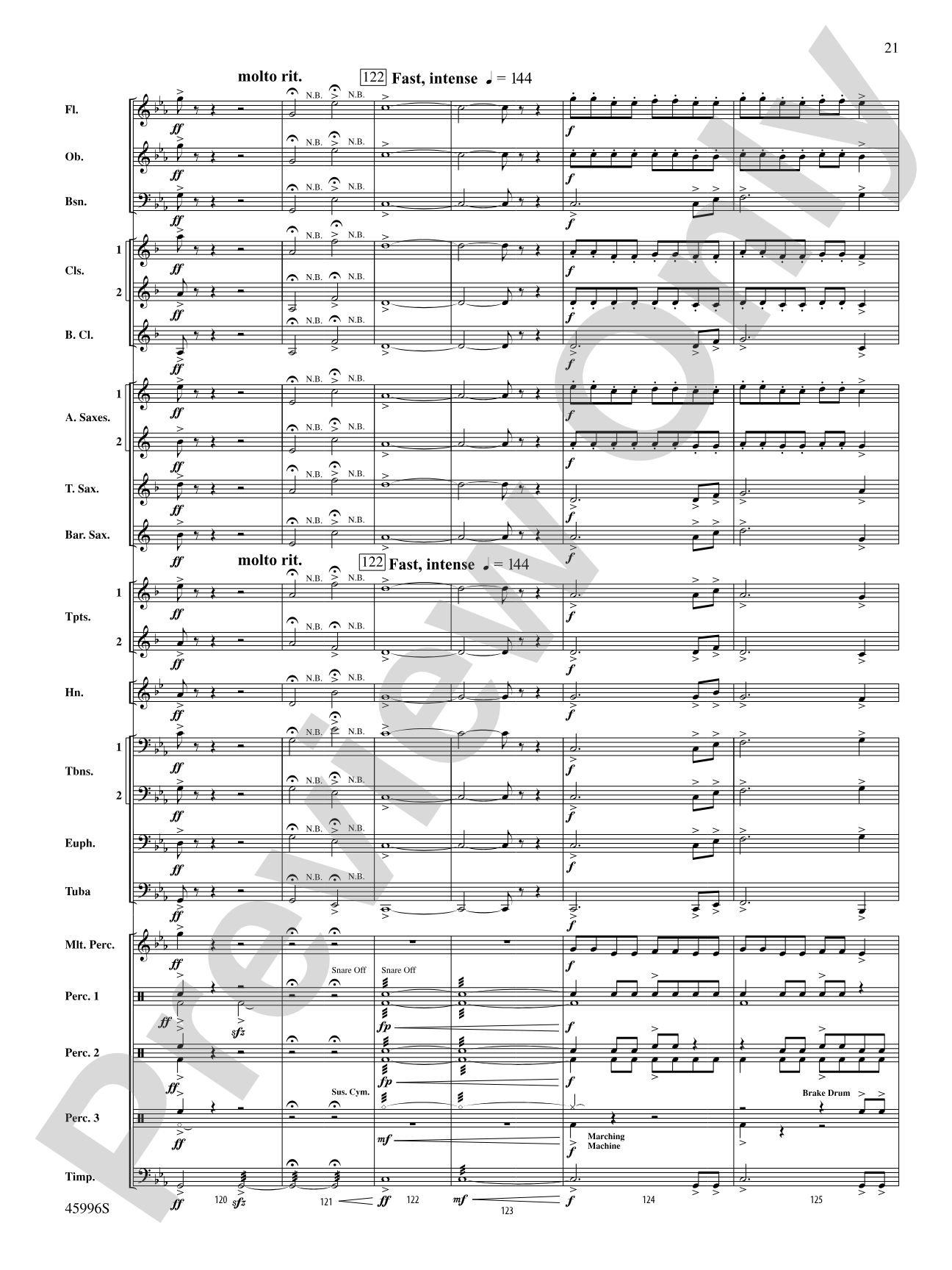 Terracotta Warriors: Concert Band Conductor Score & Parts