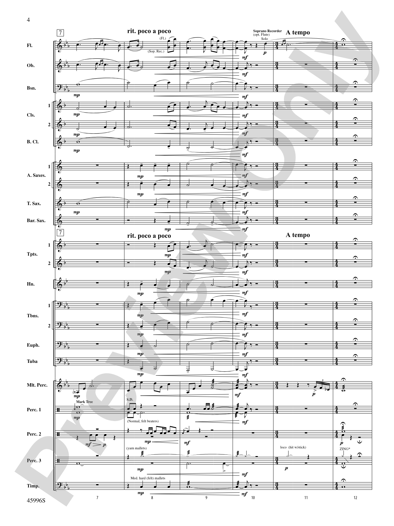 Terracotta Warriors: Concert Band Conductor Score & Parts