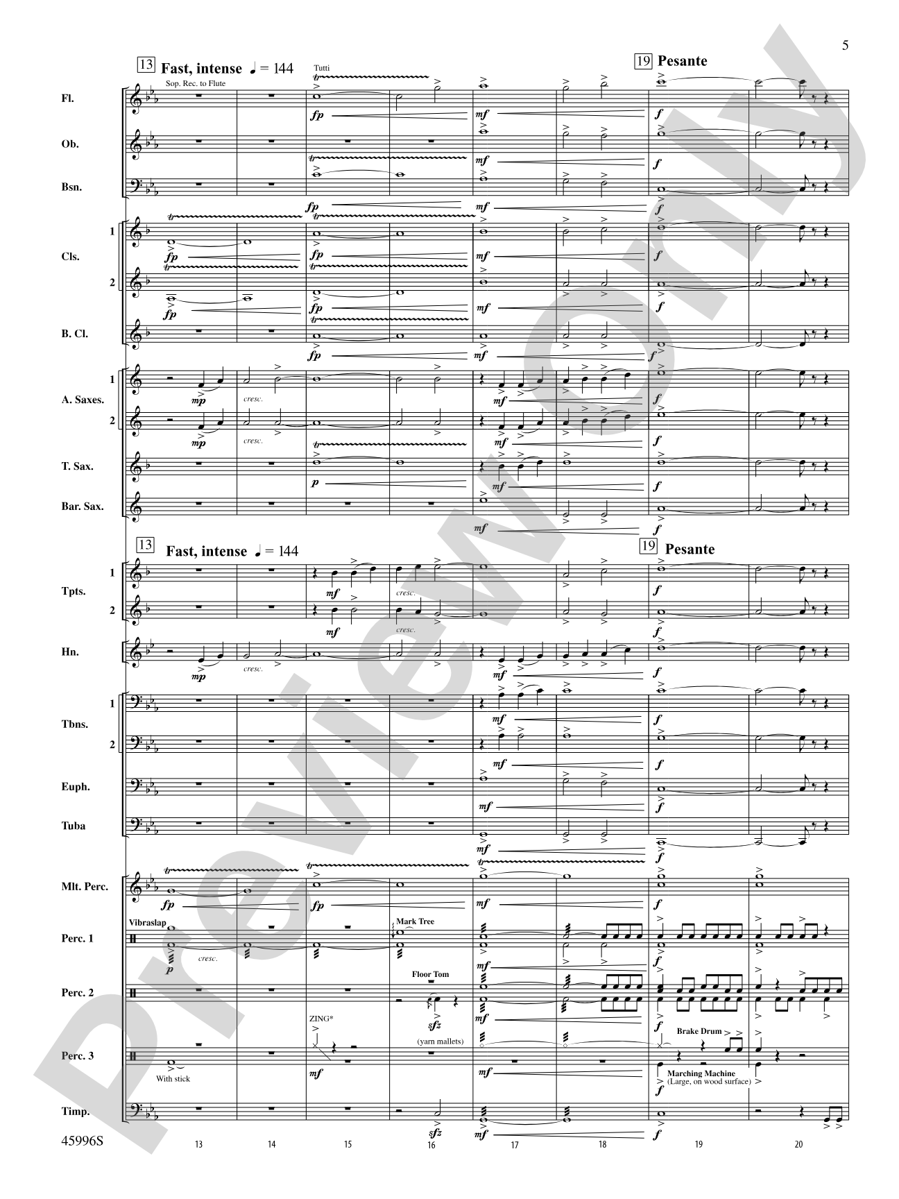 Terracotta Warriors: Concert Band Conductor Score & Parts