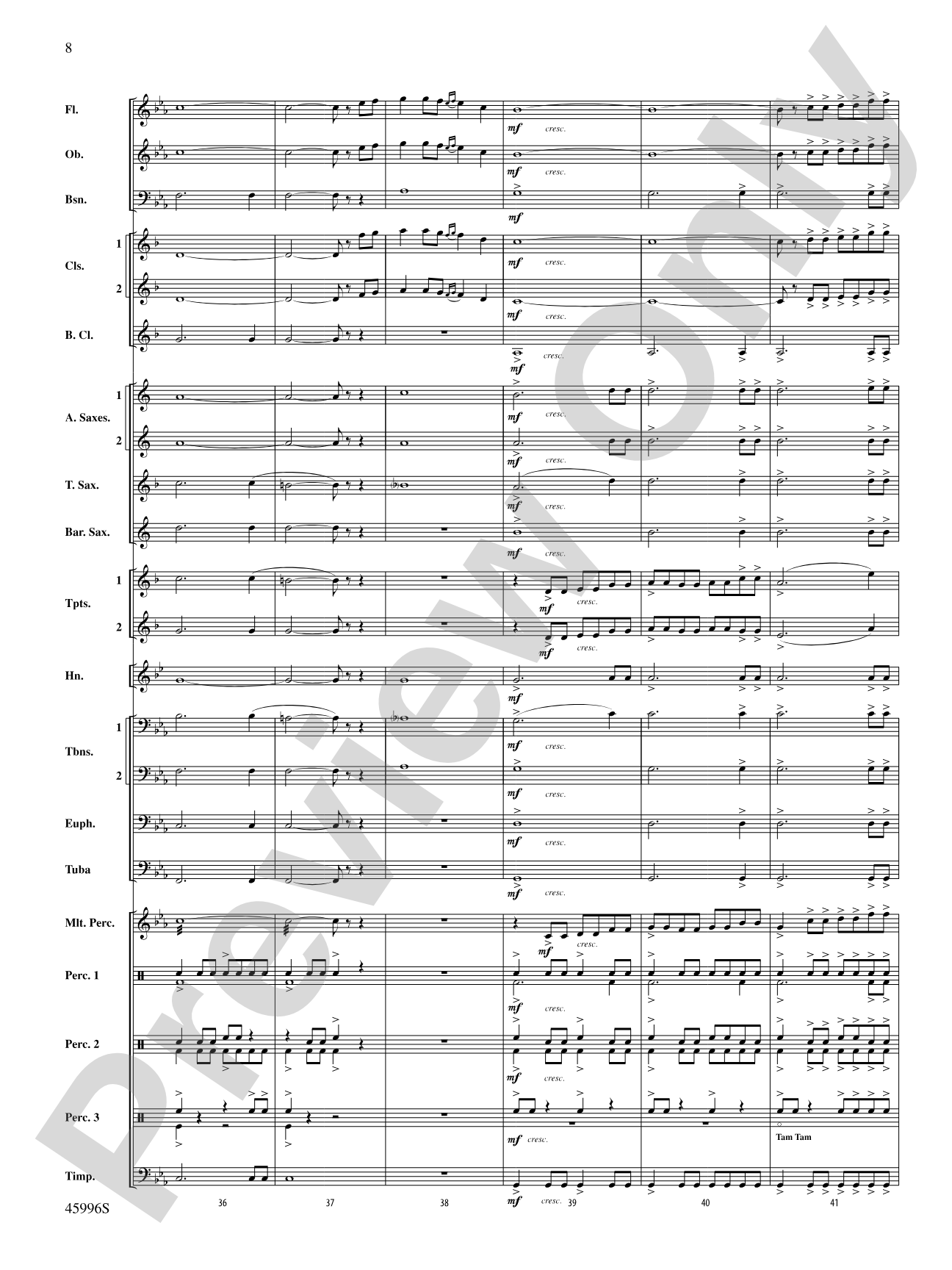 Terracotta Warriors: Concert Band Conductor Score & Parts