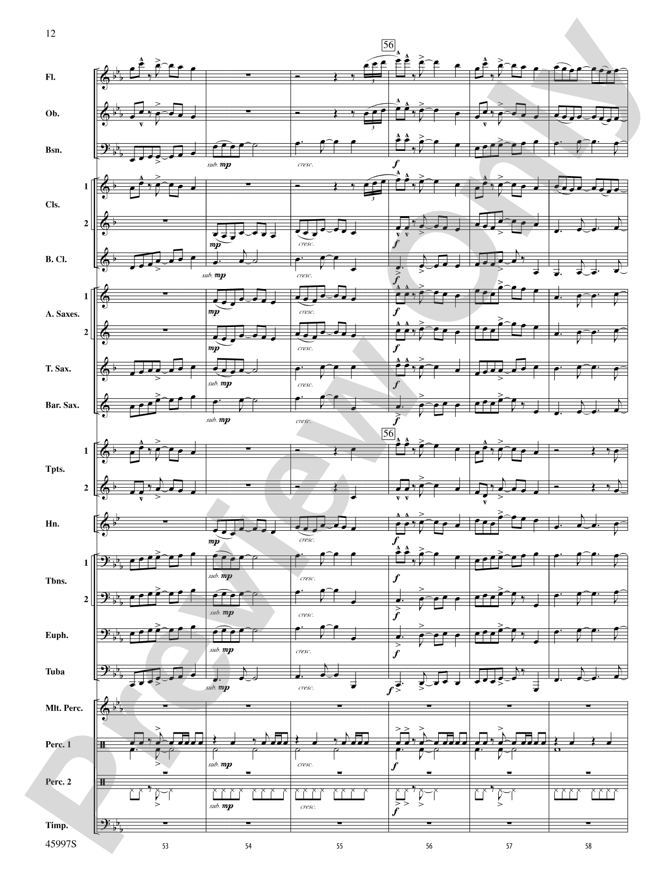 1st and Goal: Concert Band Conductor Score & Parts