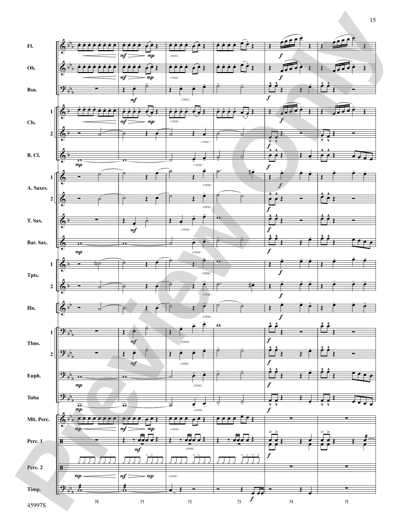 1st and Goal: Concert Band Conductor Score & Parts