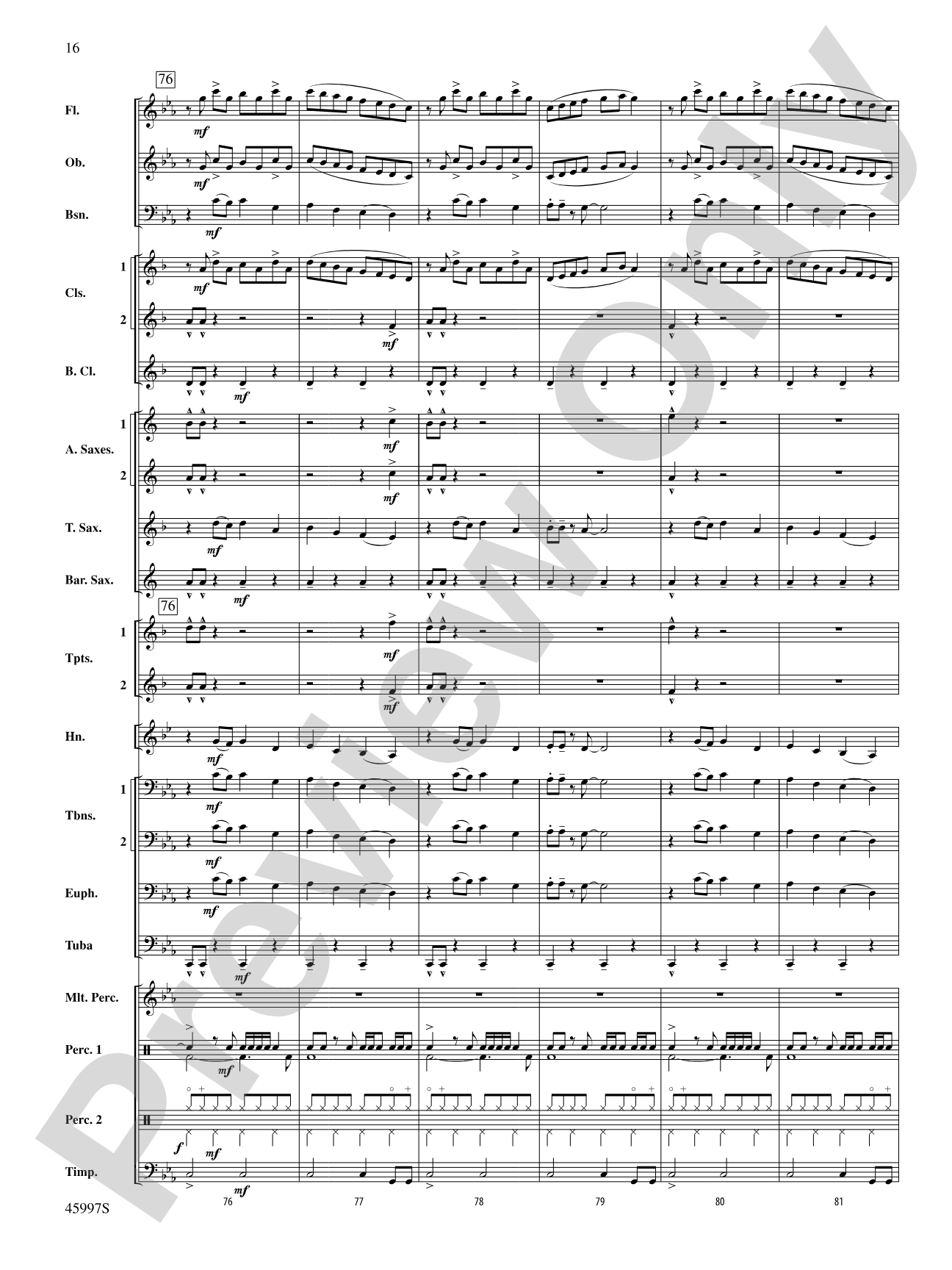 1st and Goal: Concert Band Conductor Score & Parts