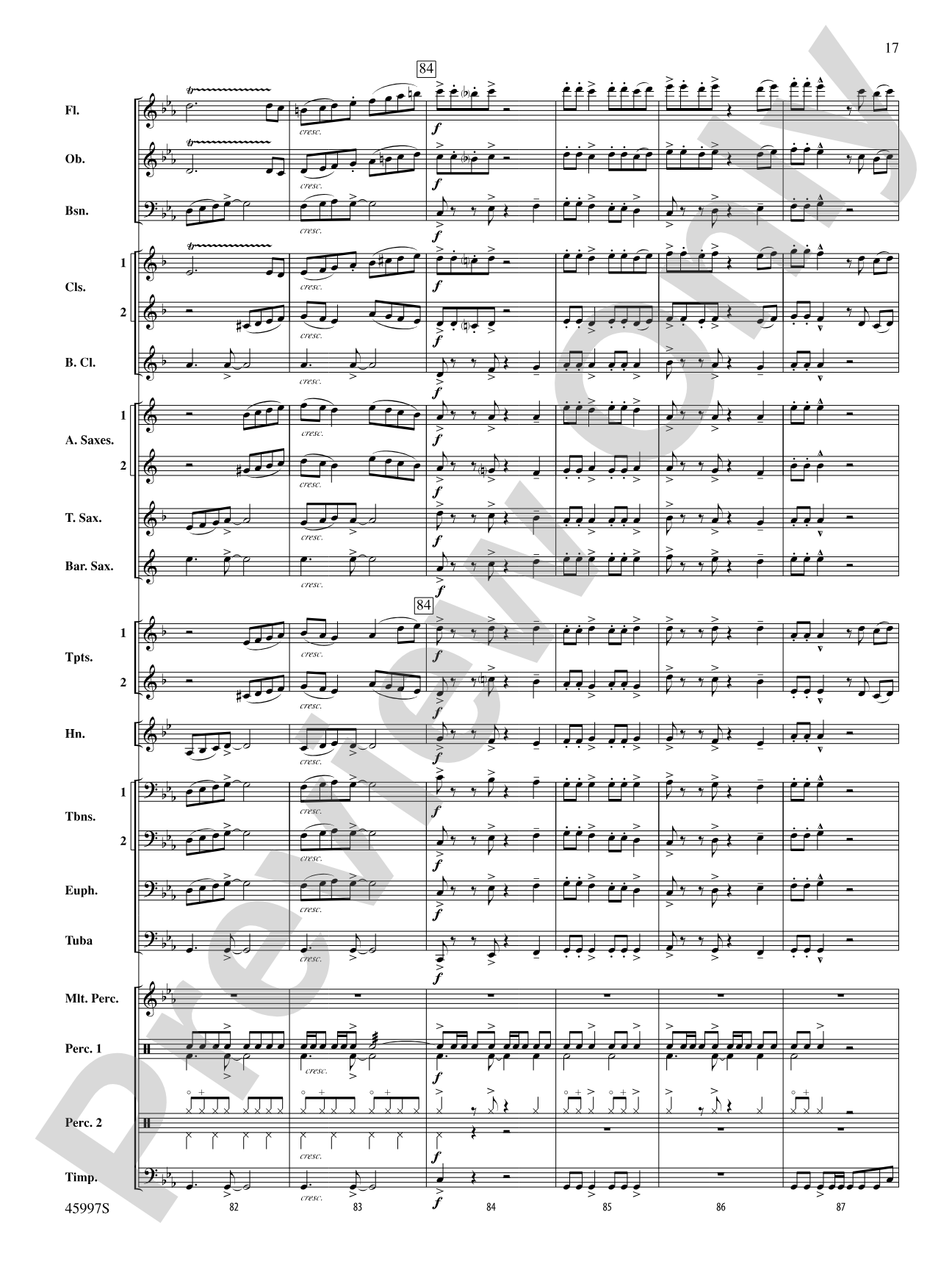 1st and Goal: Concert Band Conductor Score & Parts