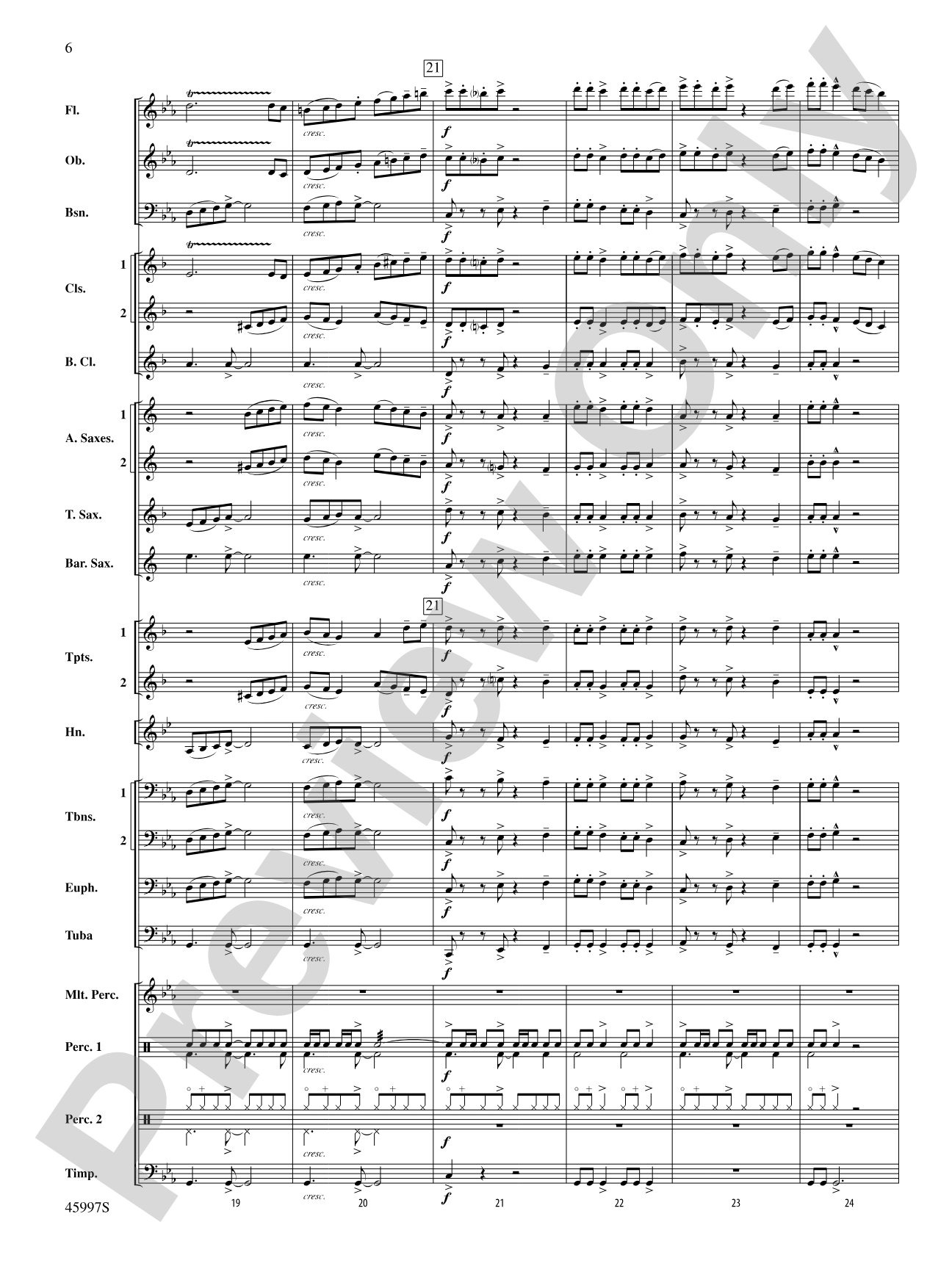 1st and Goal: Concert Band Conductor Score & Parts