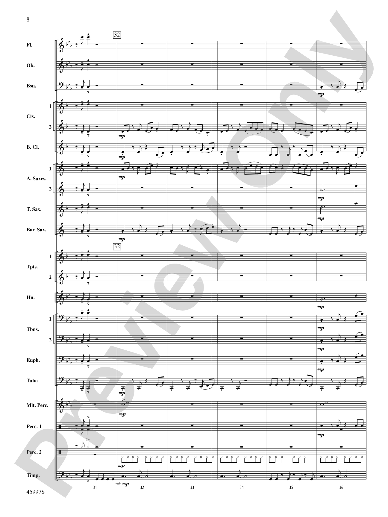 1st and Goal: Concert Band Conductor Score & Parts