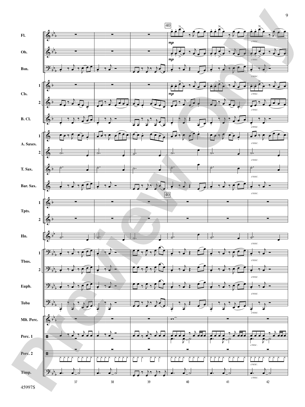 1st and Goal: Concert Band Conductor Score & Parts