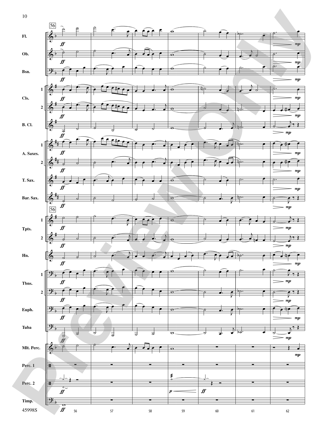 In Unity: Concert Band Conductor Score & Parts