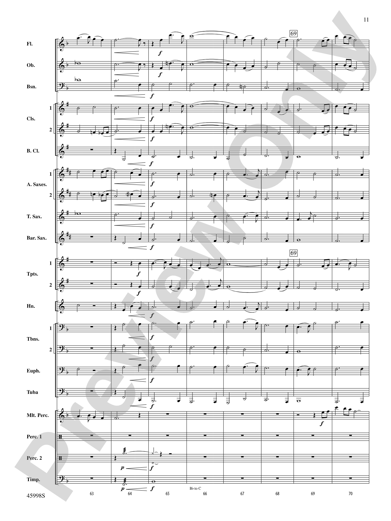 In Unity: Concert Band Conductor Score & Parts
