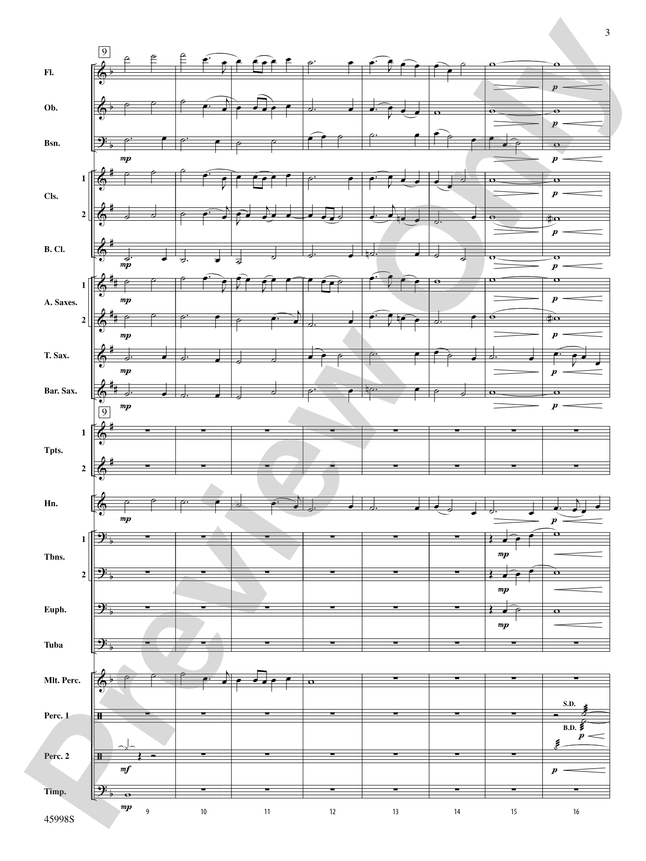 In Unity: Concert Band Conductor Score & Parts