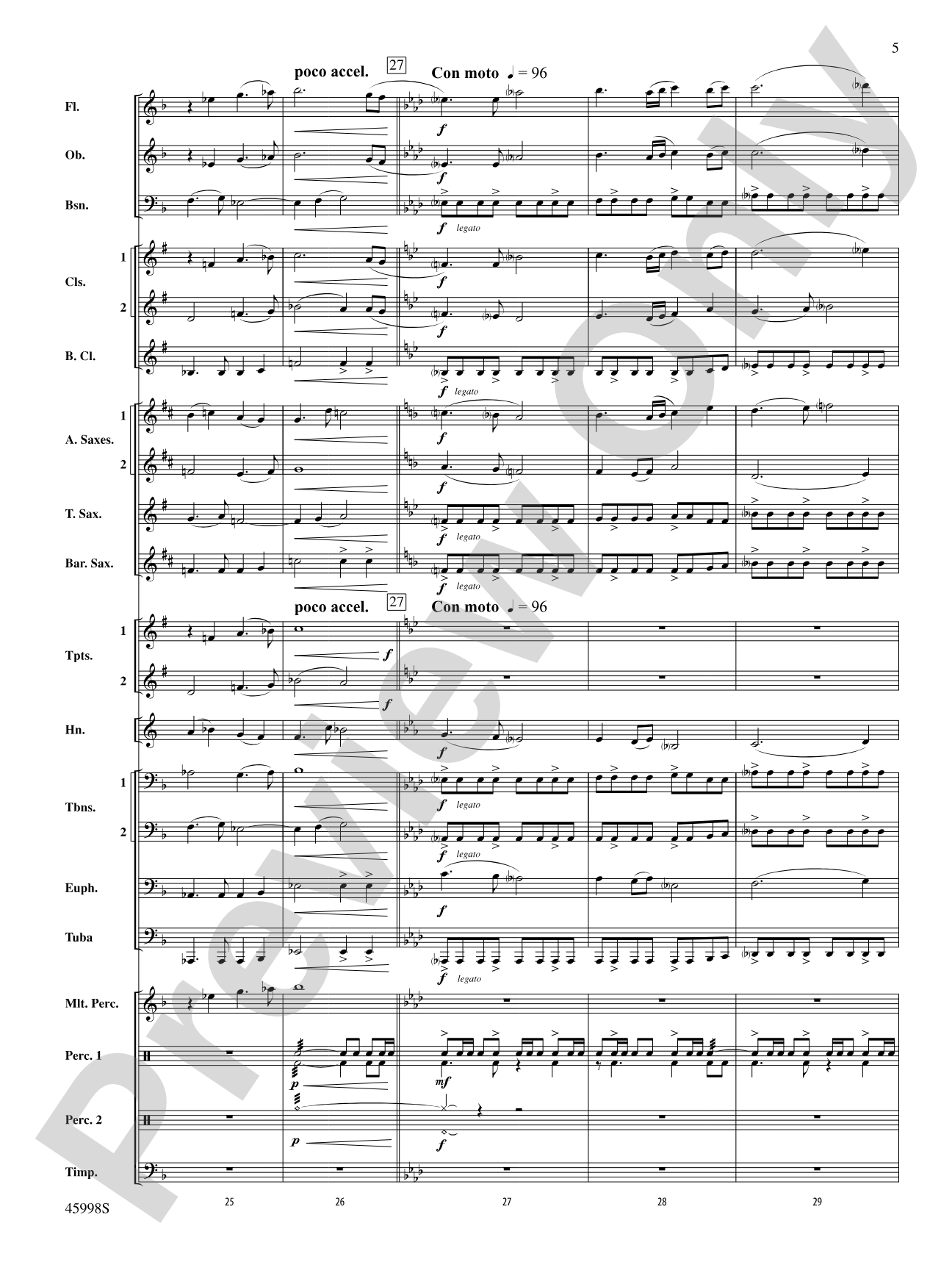 In Unity: Concert Band Conductor Score & Parts