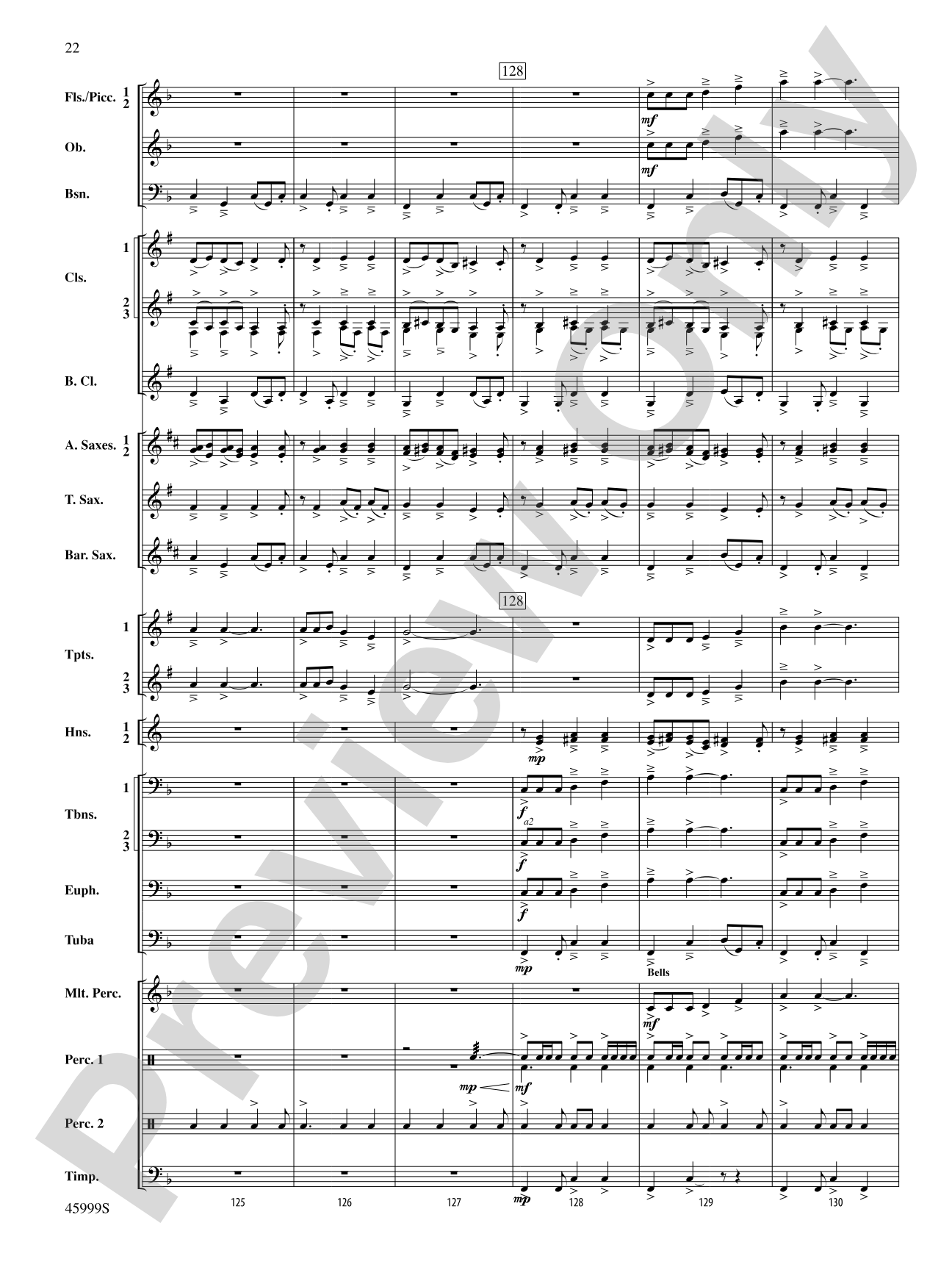 The Blue Ridge: Score